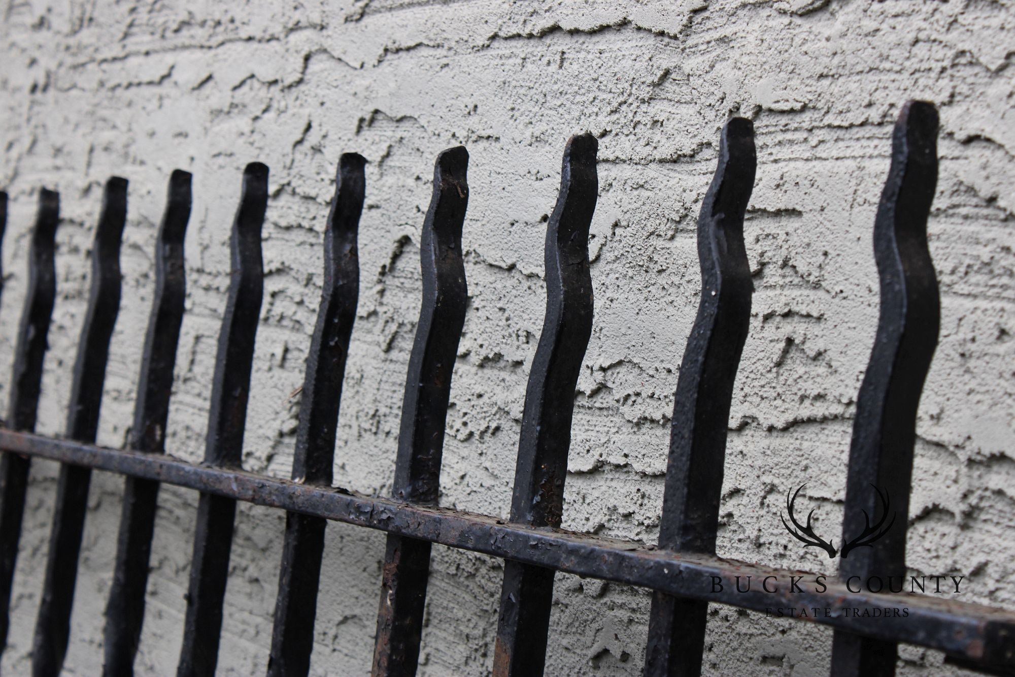 Hand Forged Set of Three Wrought Iron Window Grates