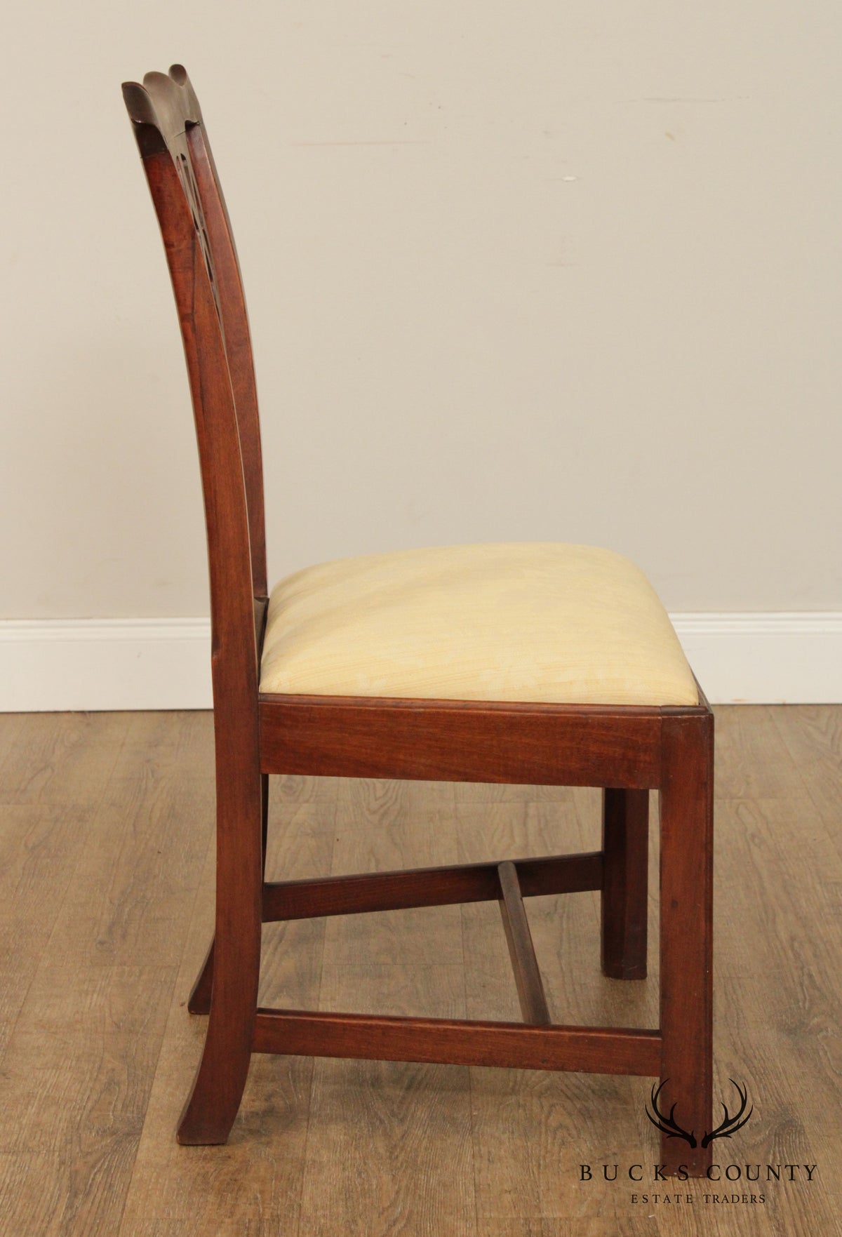 Antique Chippendale Style Cherry Side Chair