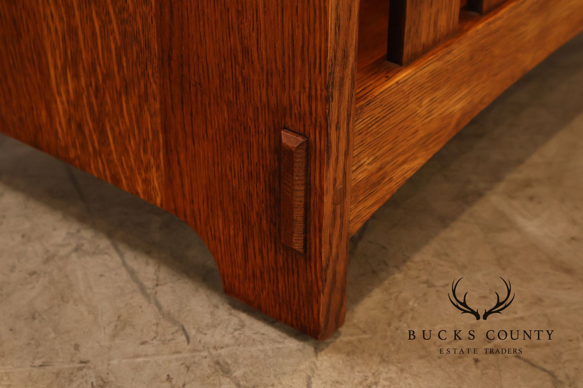 Stickley Mission Collection Oak Magazine Rack