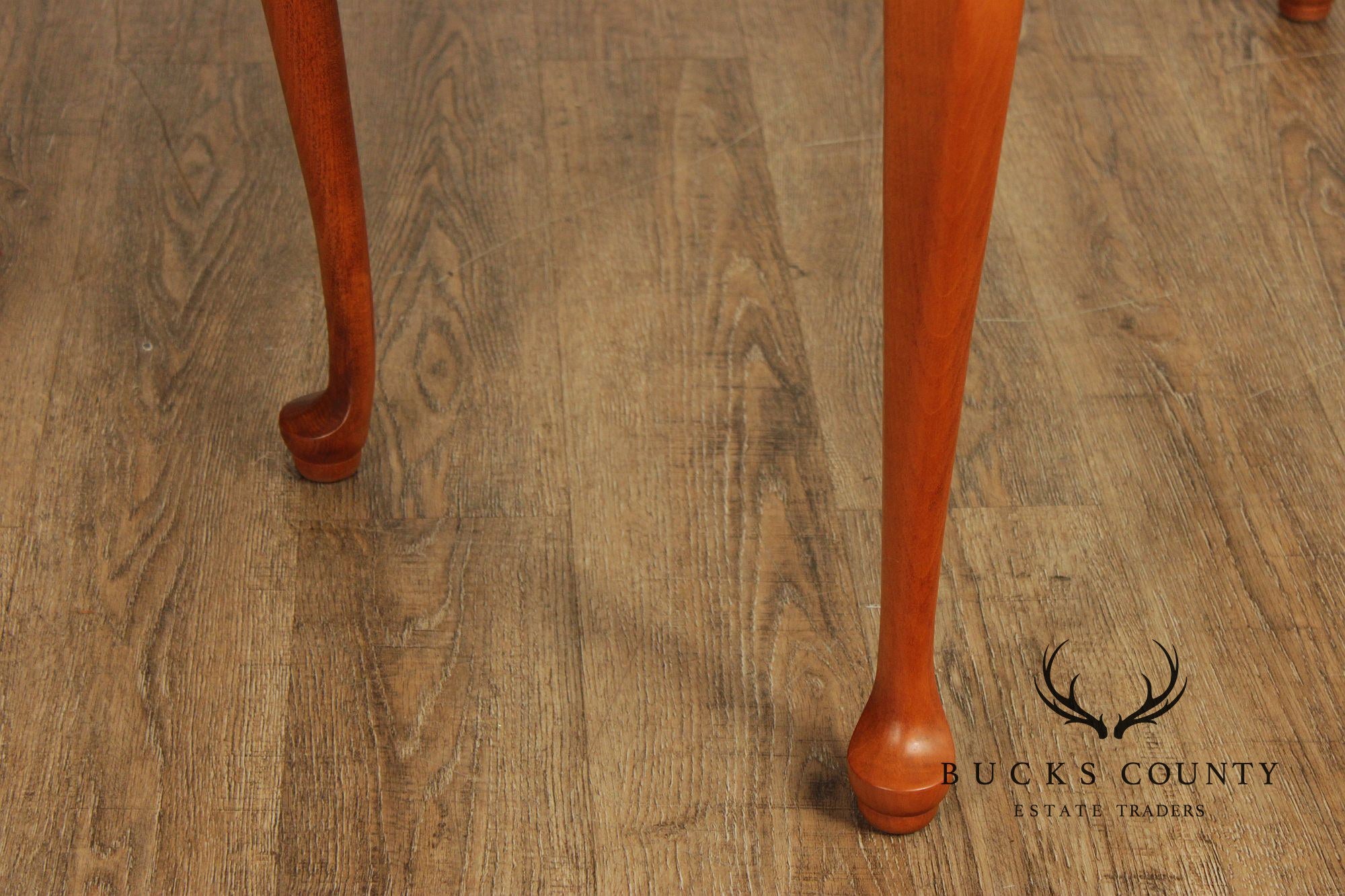 Simms & Thayer Queen Anne Style Tiger Maple Highboy