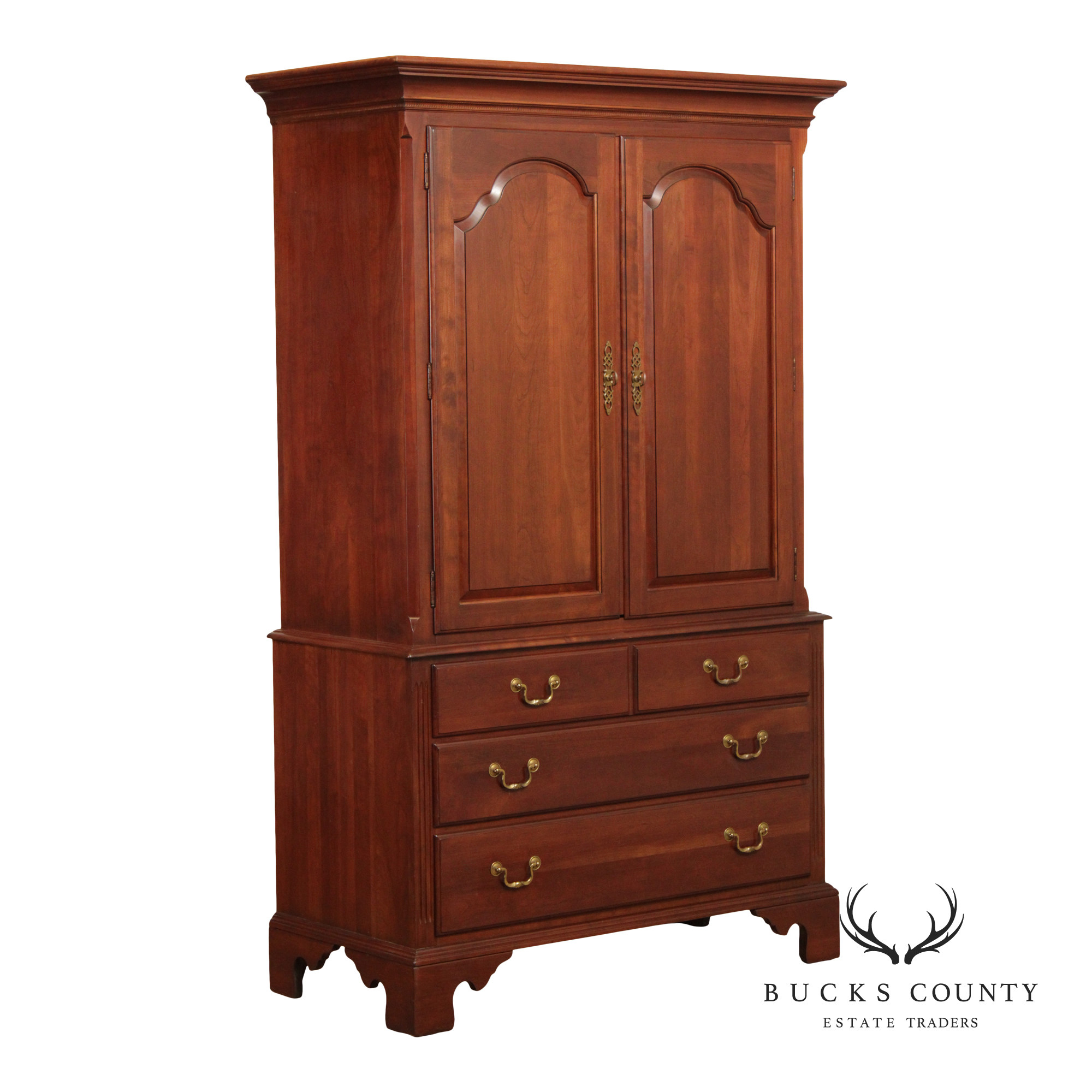 Ethan Allen 'Georgian Court' Cherry Armoire