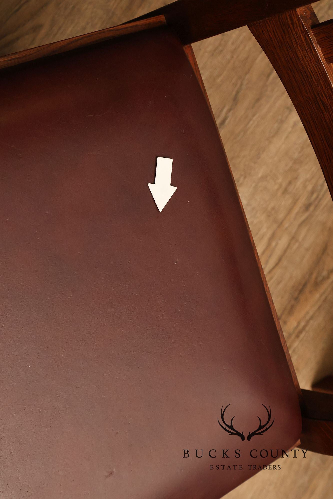 Stickley Mission Collection Set Of Four Oak Dining Side Chairs