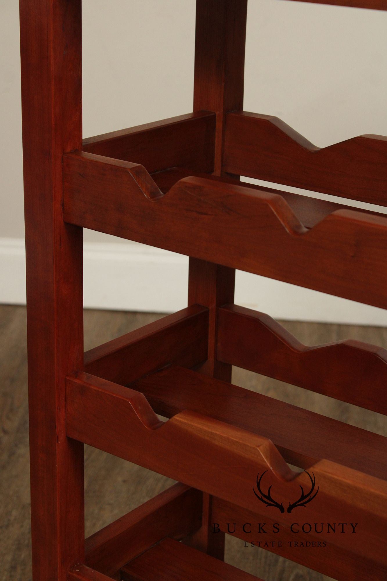 Stickley Mission Collection Cherry Wine Rack With Removable Serving Tray