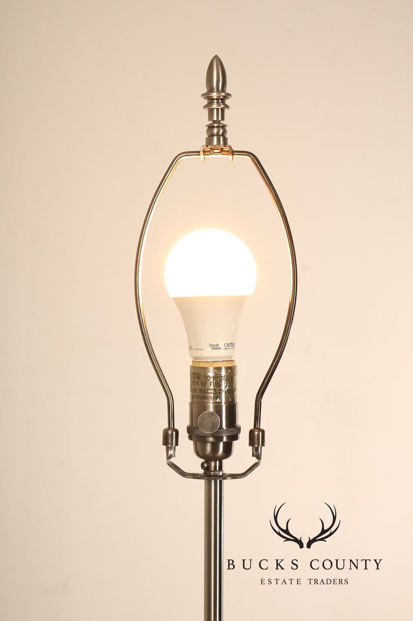 Restoration Hardware Adjustable Height Steel Floor Lamp