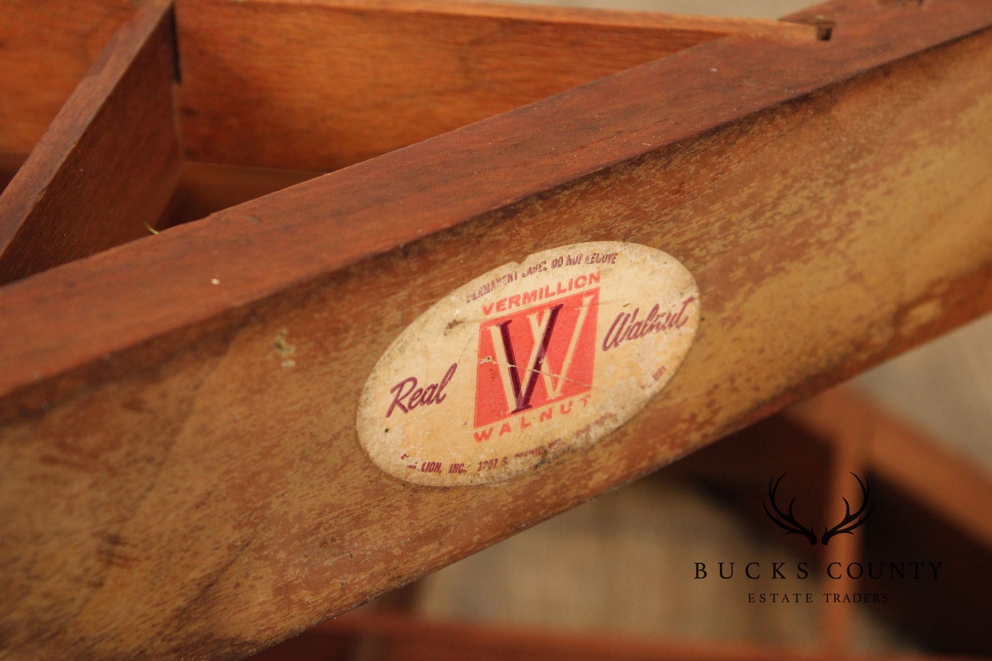 Vermillion Mid Century Modern Walnut Wine Rack