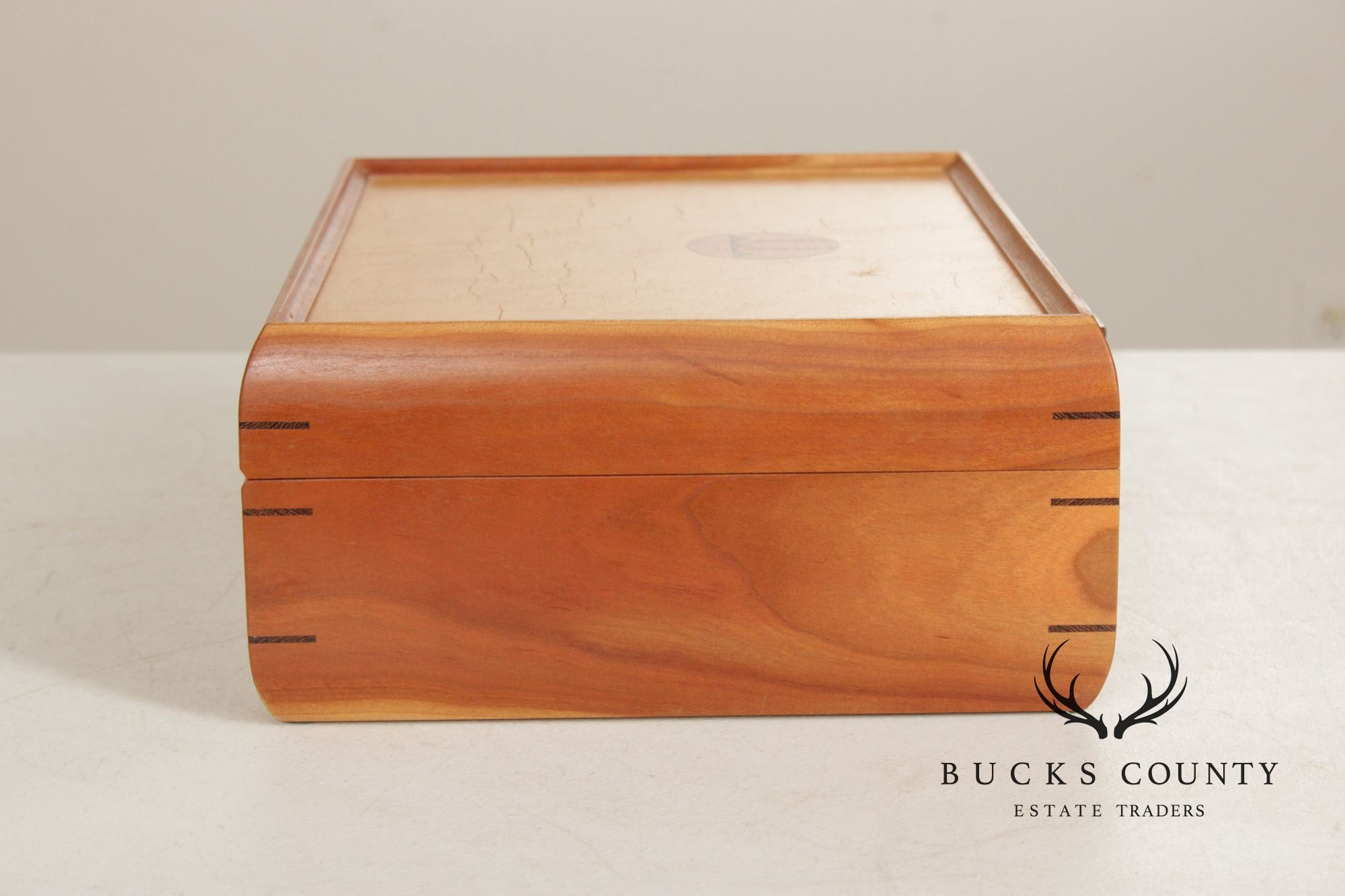 Studio Mixed Wood Desktop Cigar Humidor