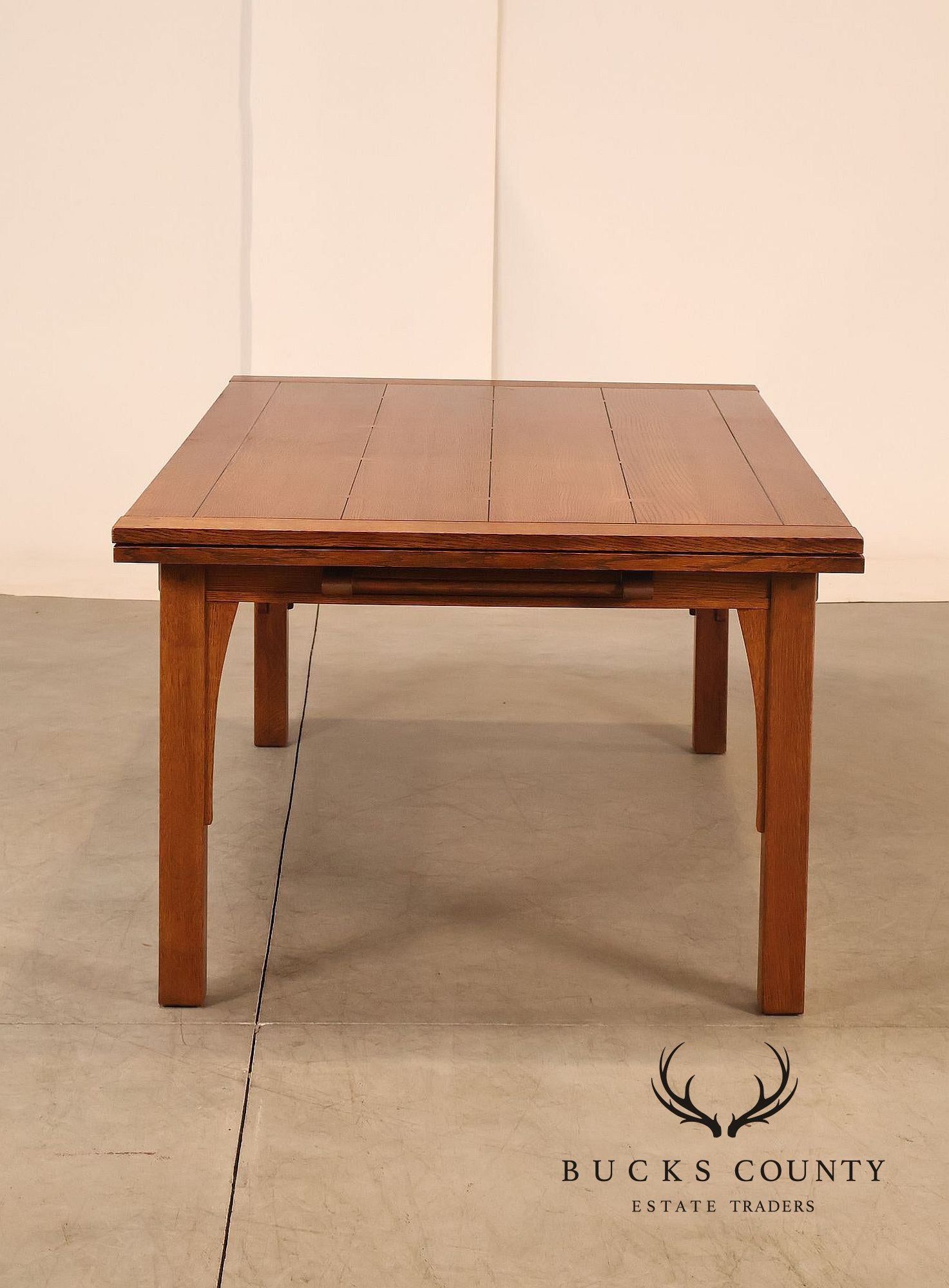 Stickley Mission Collection Oak Extendable Dining Table