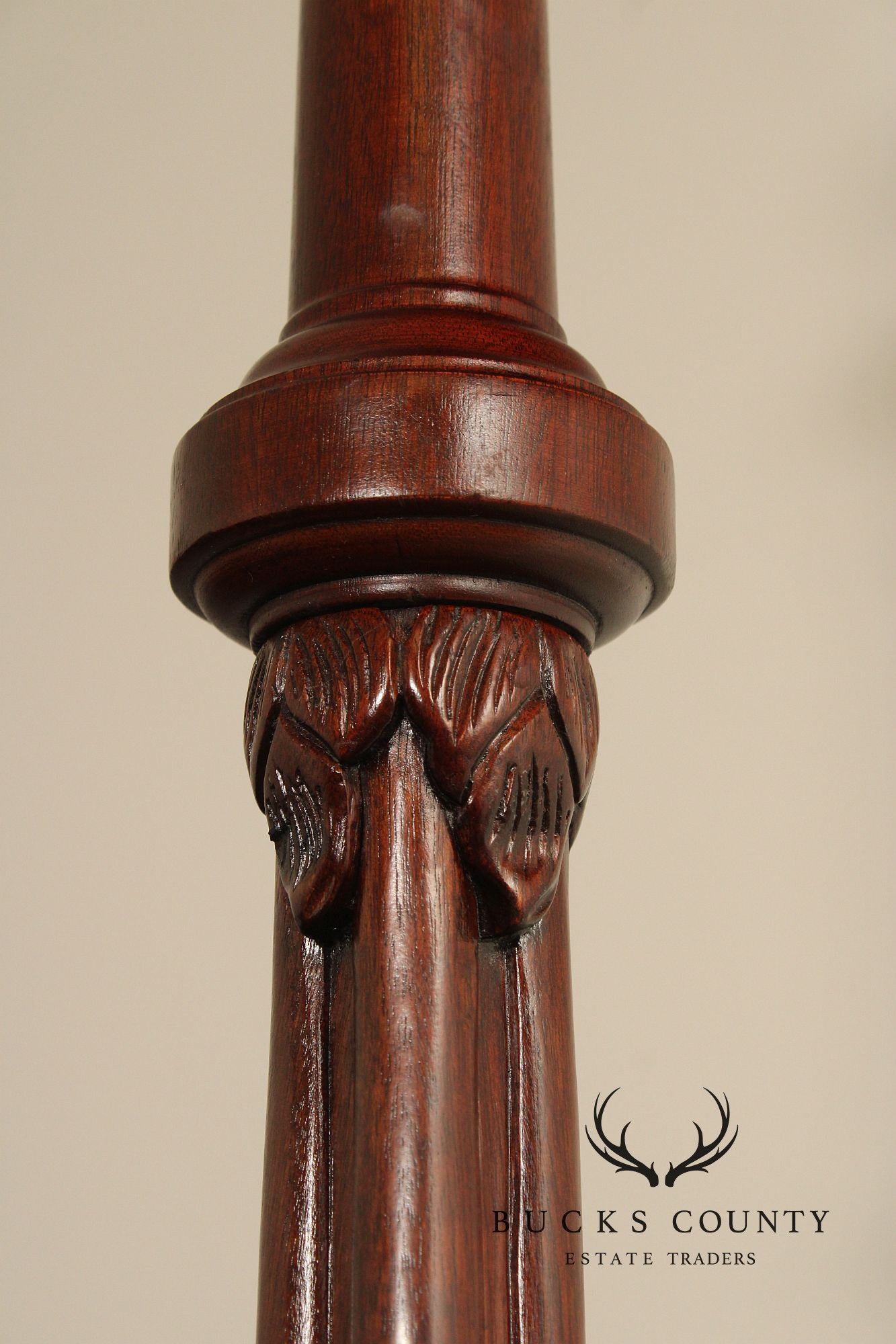 Baker Sunburst Mahogany King Size Poster Bed