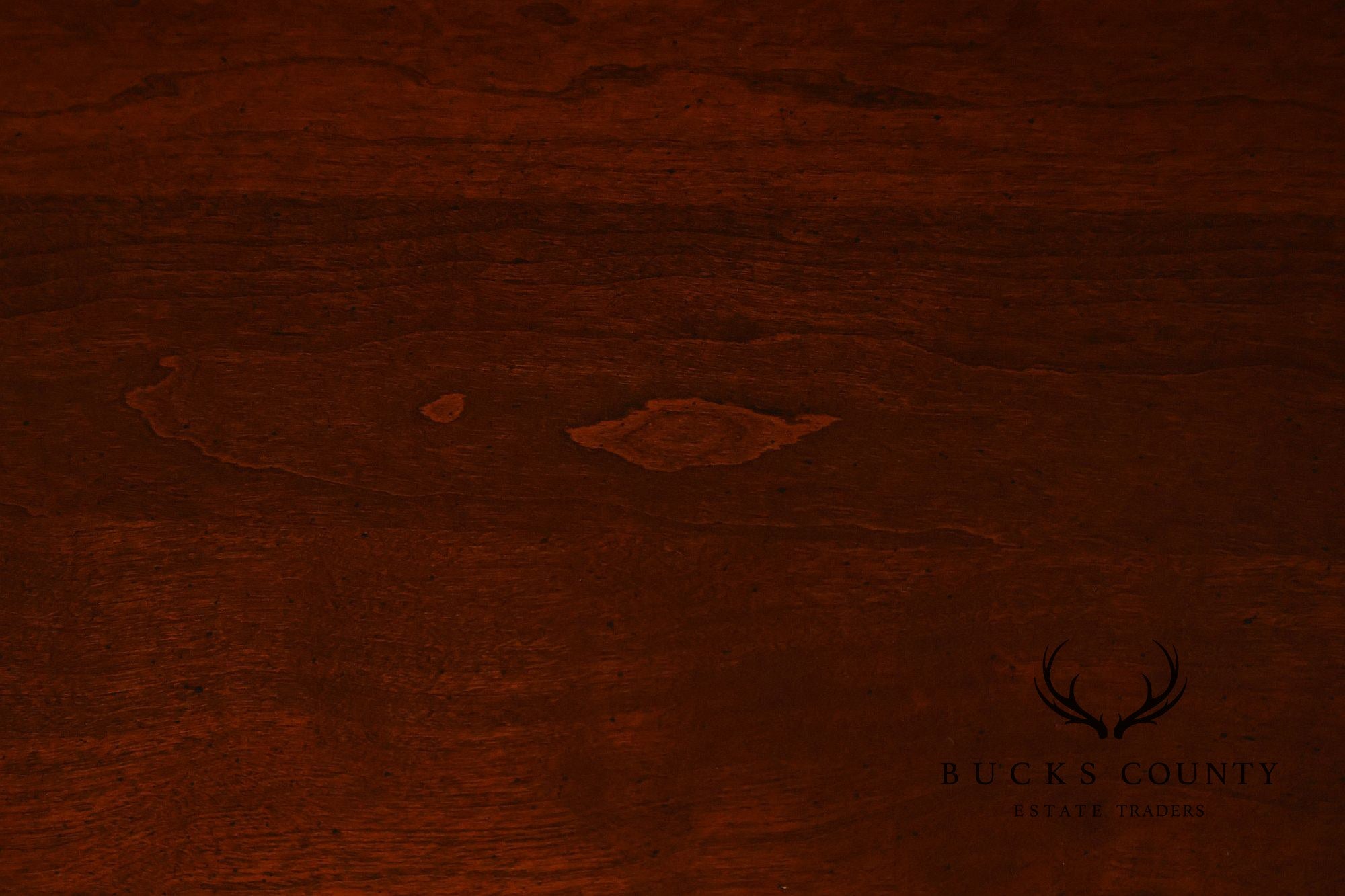 Chippendale Style Cherry Double Pedestal Extendable Dining Table