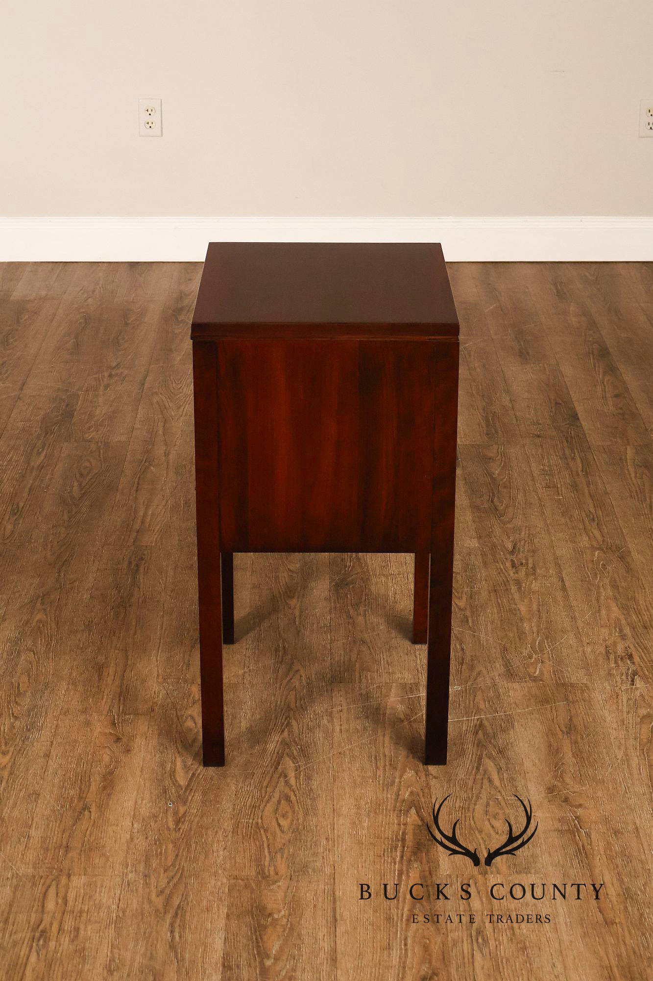 Stickley Metropolitan Collection Pair Of Cherry One-Drawer Open Nightstands