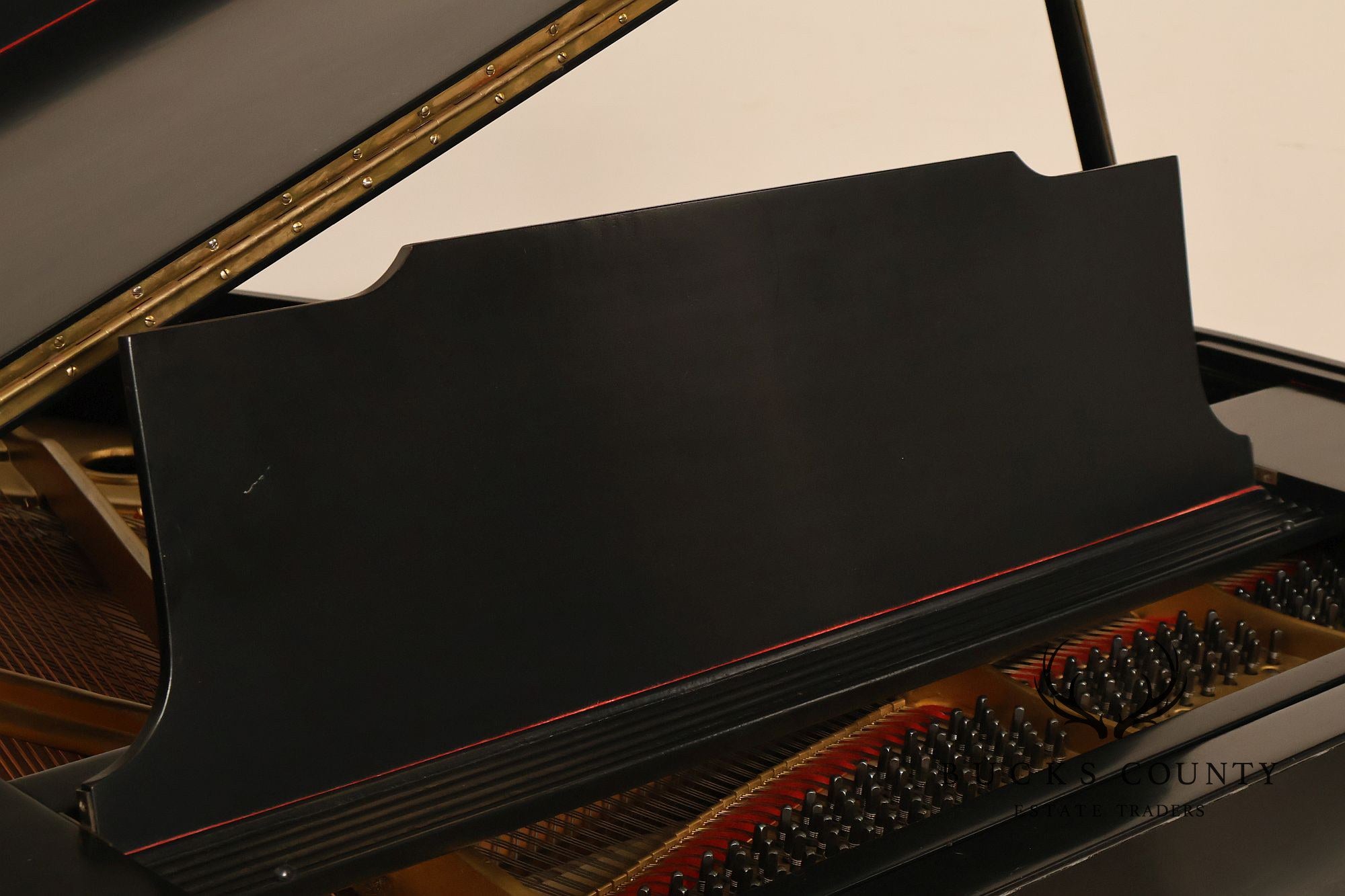 Kurtzman Ebonized Grand Piano And Duet Bench