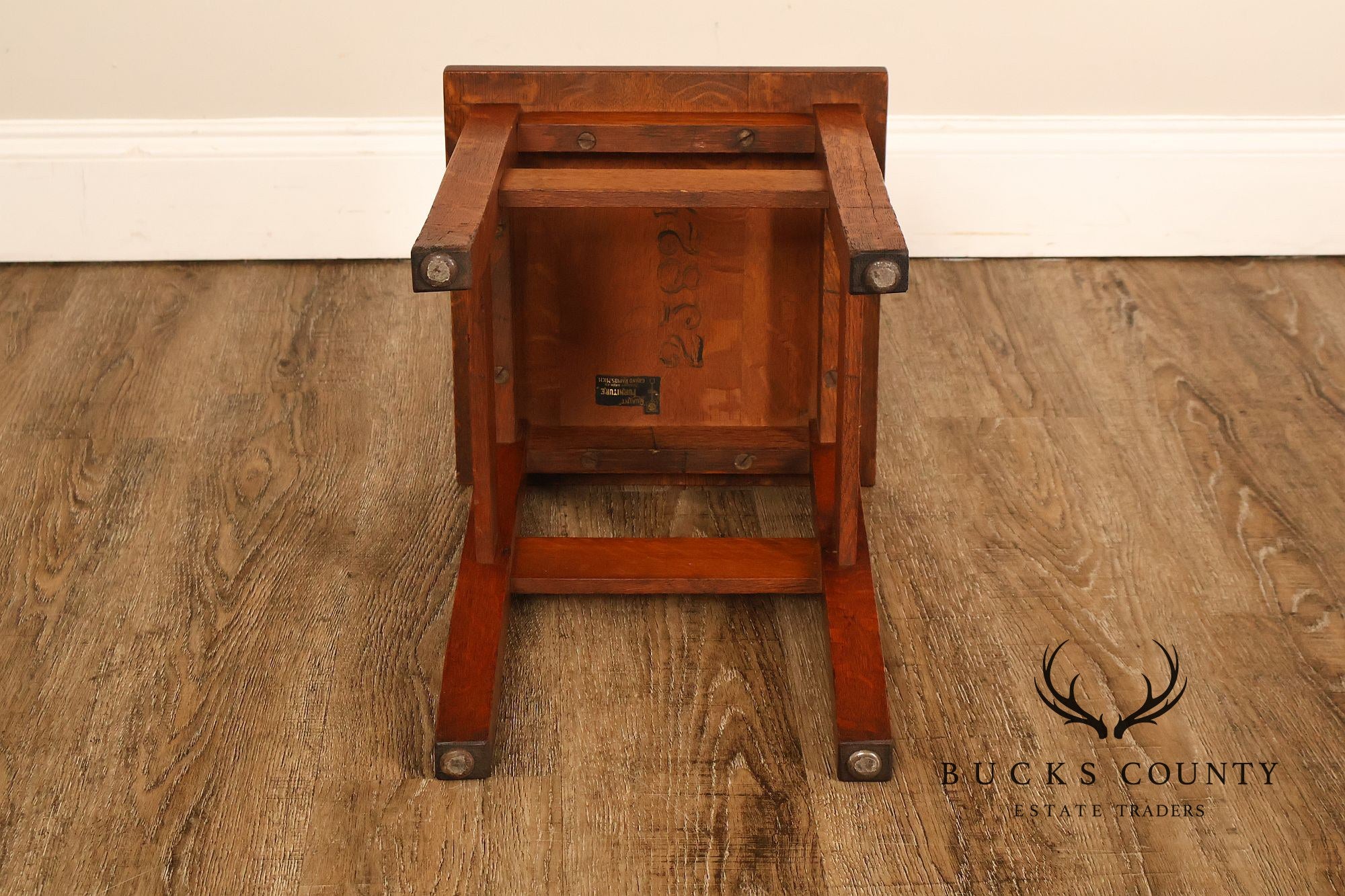 Stickley Brothers Arts And Crafts Oak Tabouret Stand Model #2582