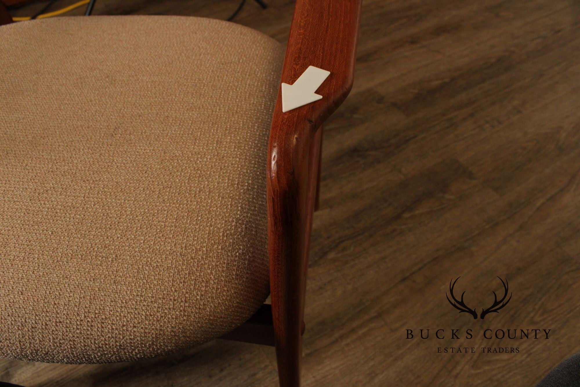 Benny Linden Danish Modern Style Pair of Teak Armchairs