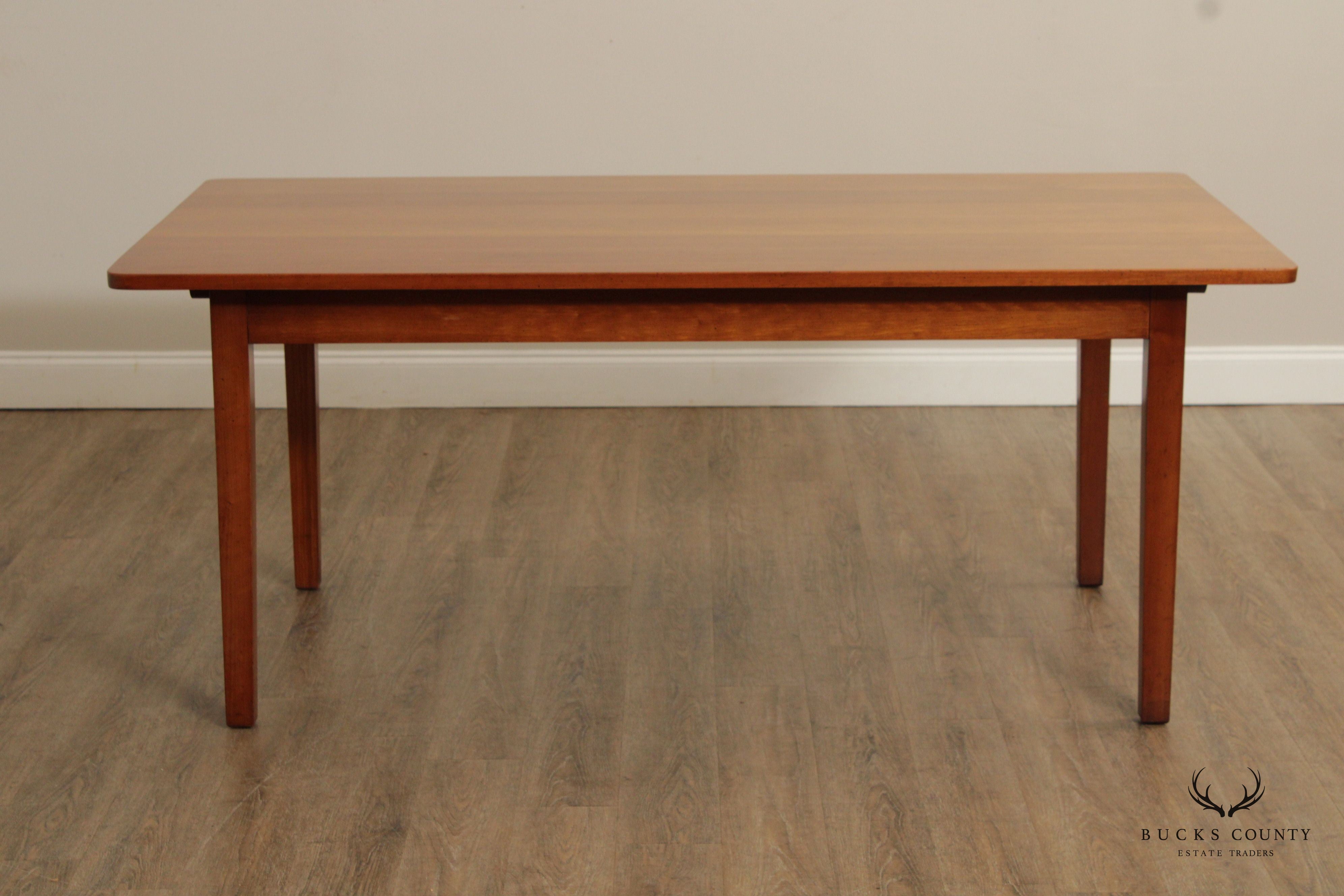 Wright Table Co. Farmhouse Style Cherry Dining Table