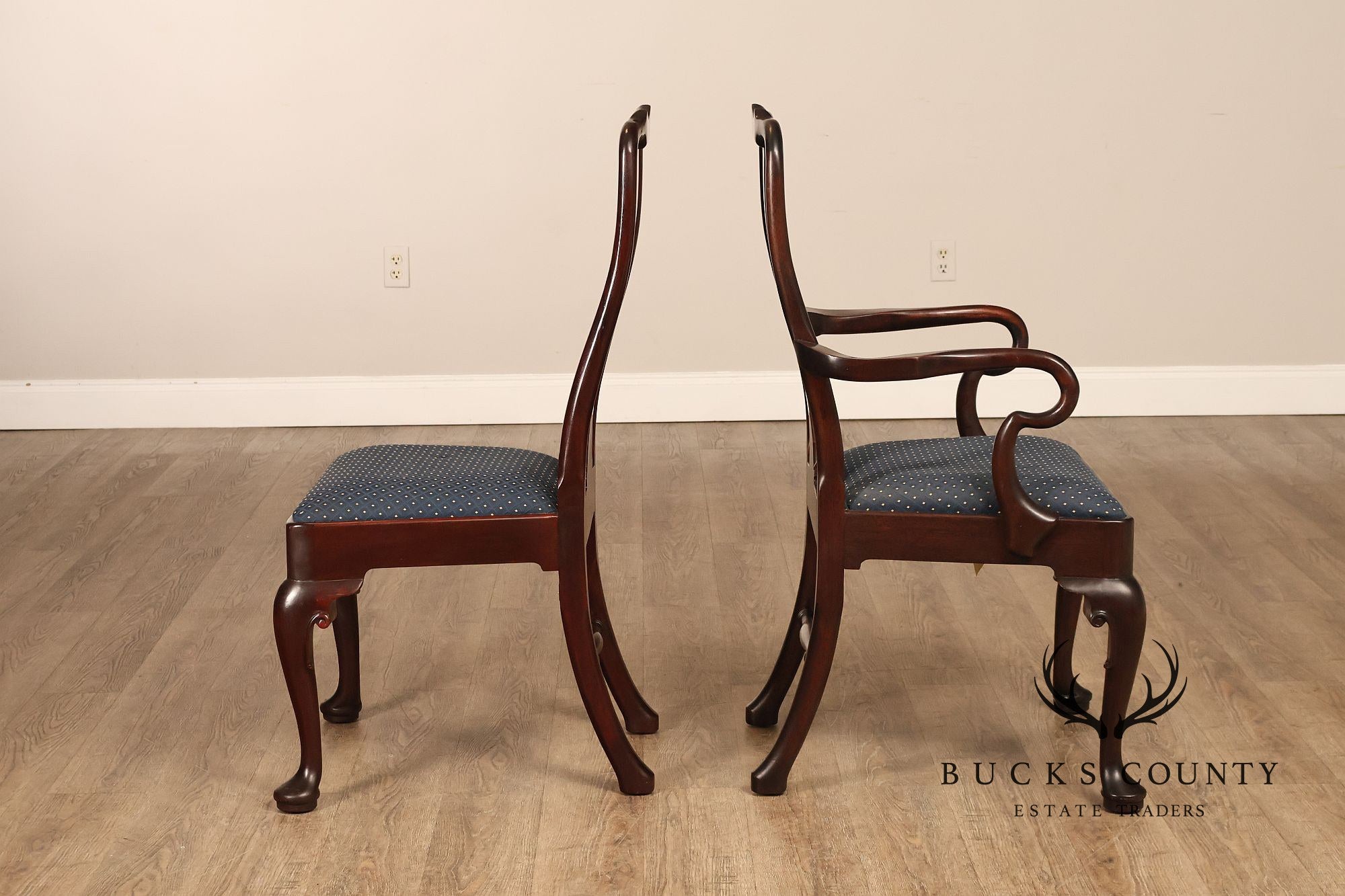 Stickley Colonial Williamsburg Set of Six Mahogany Dining Chairs