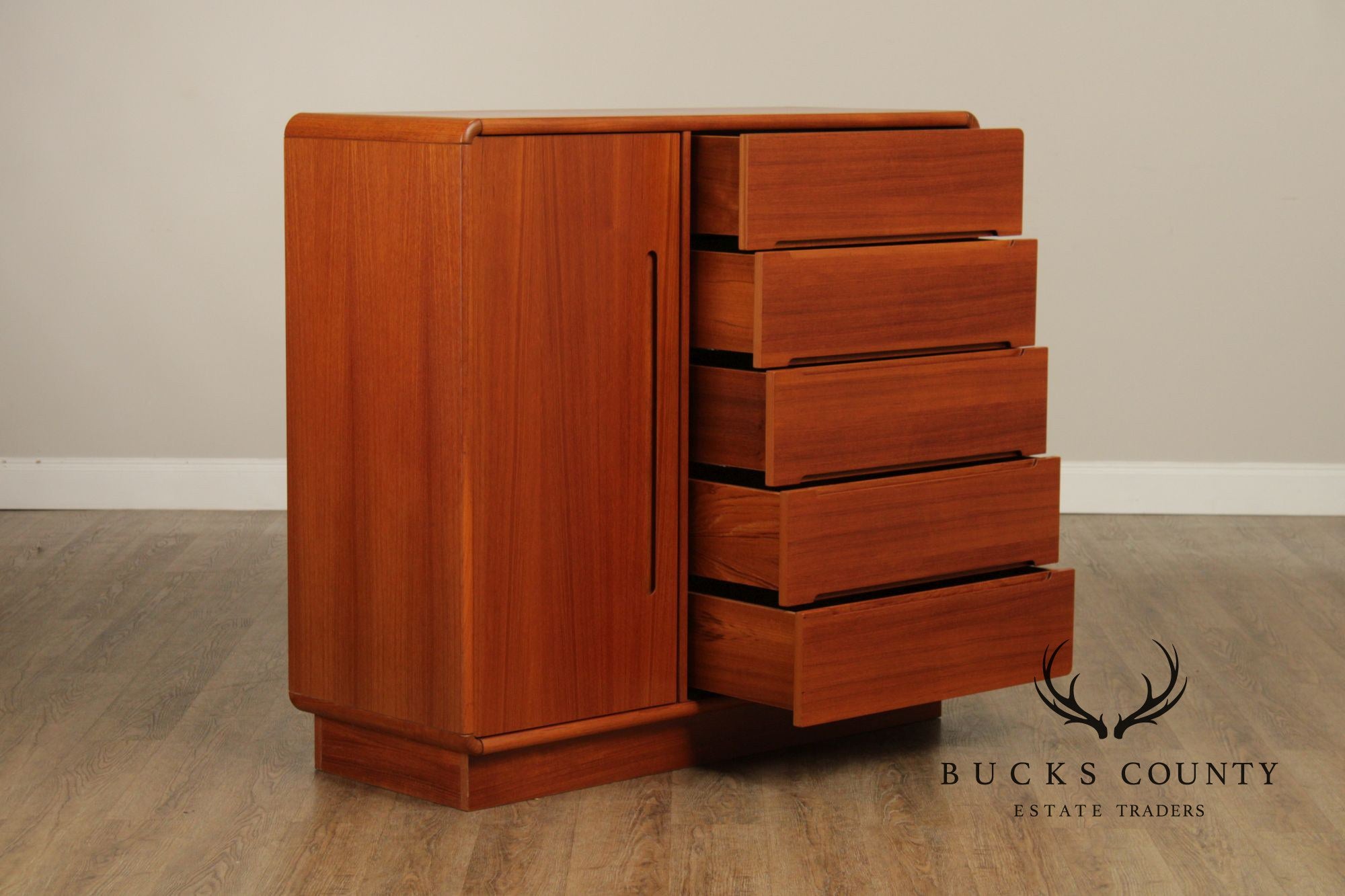 Sun Cabinet Co. Danish Modern Style Teak Chifferobe