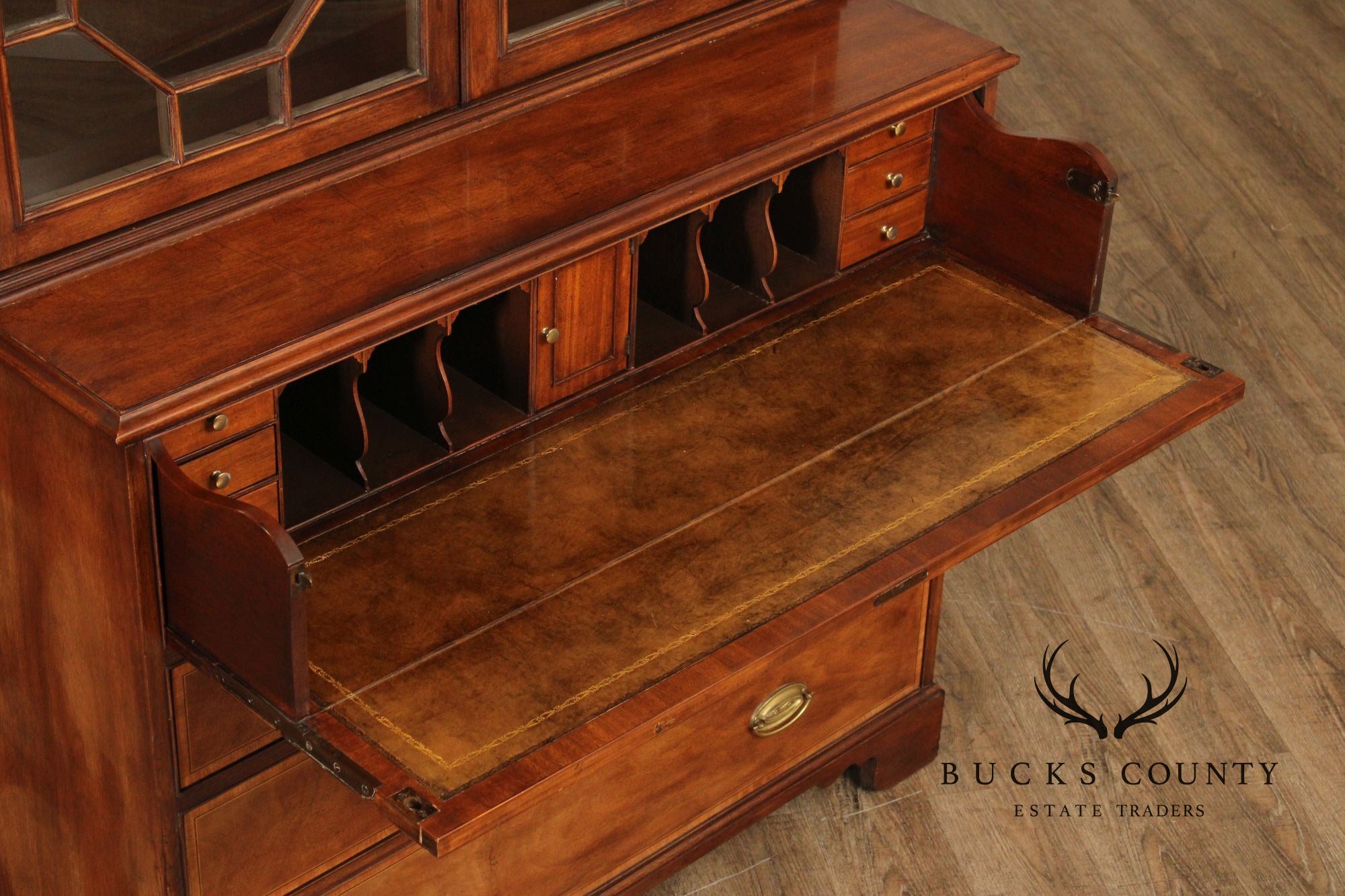 Baker Collector's Edition Vintage Mahogany Secretary Bookcase