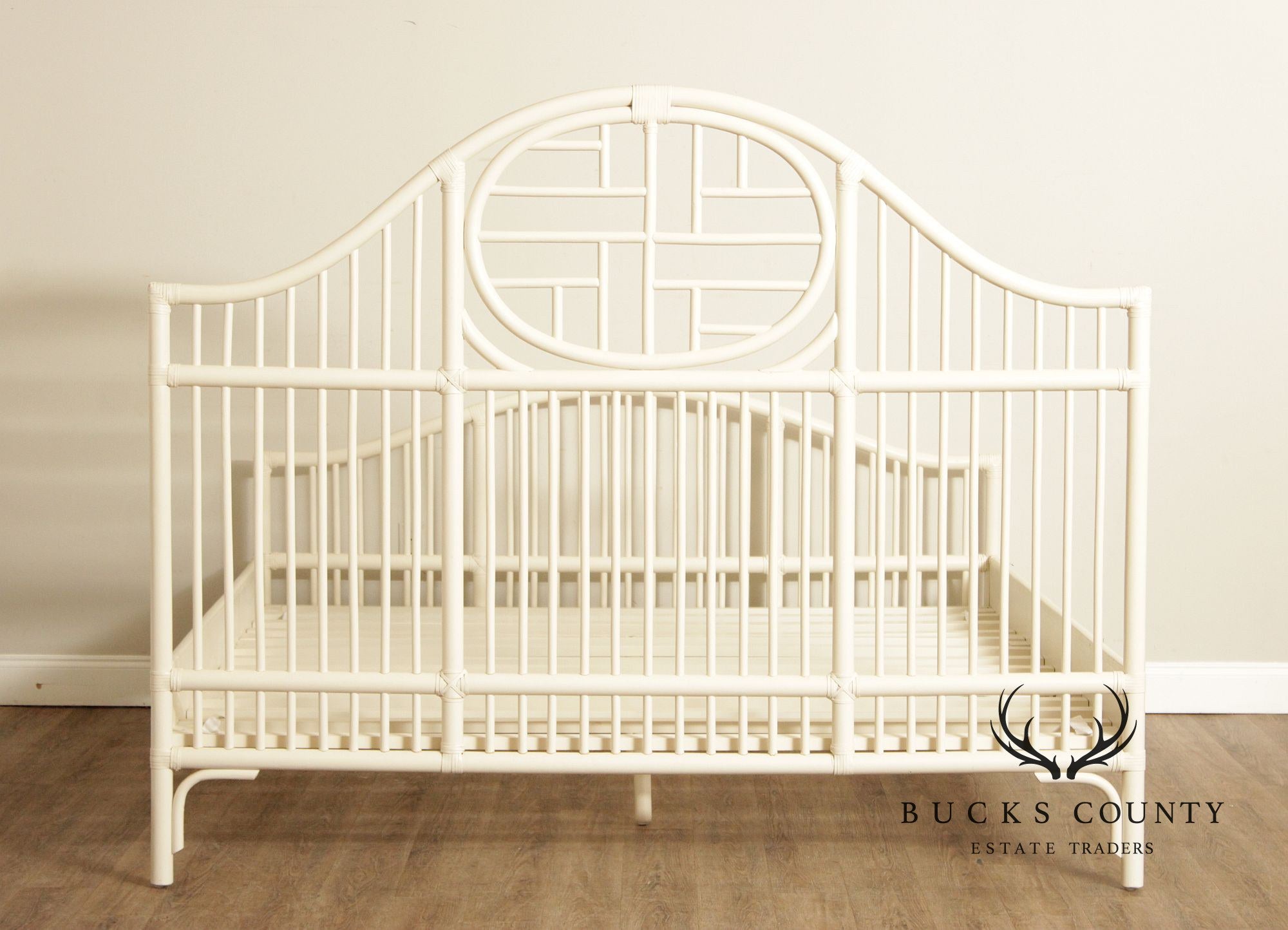 Serena & Lily King Size Cassia Rattan Bed Frame
