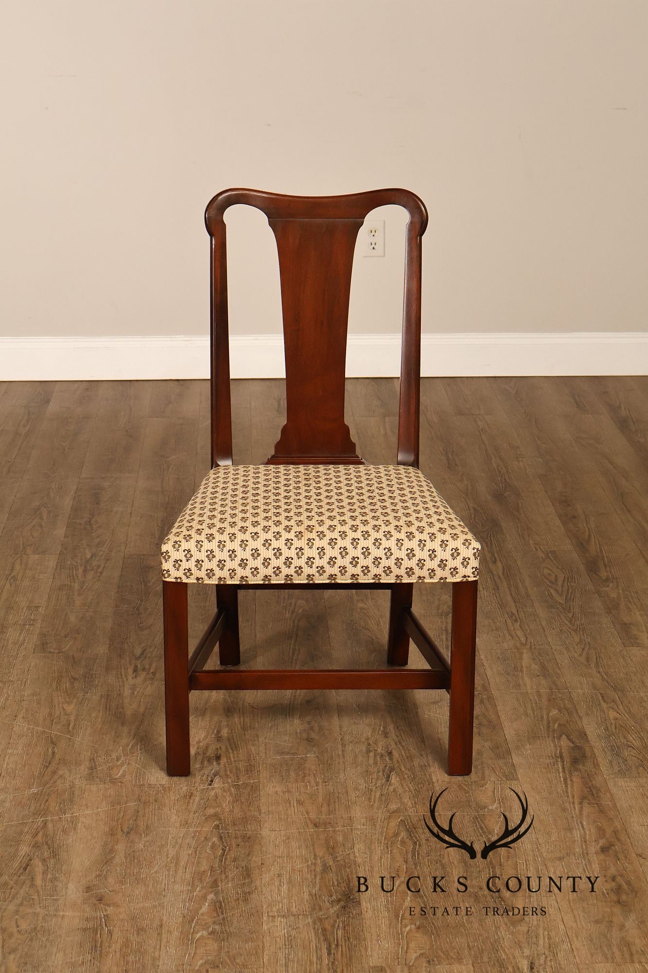 Kittinger Colonial Williamsburg Adaptation Set Of Eight Mahogany Dining Chairs
