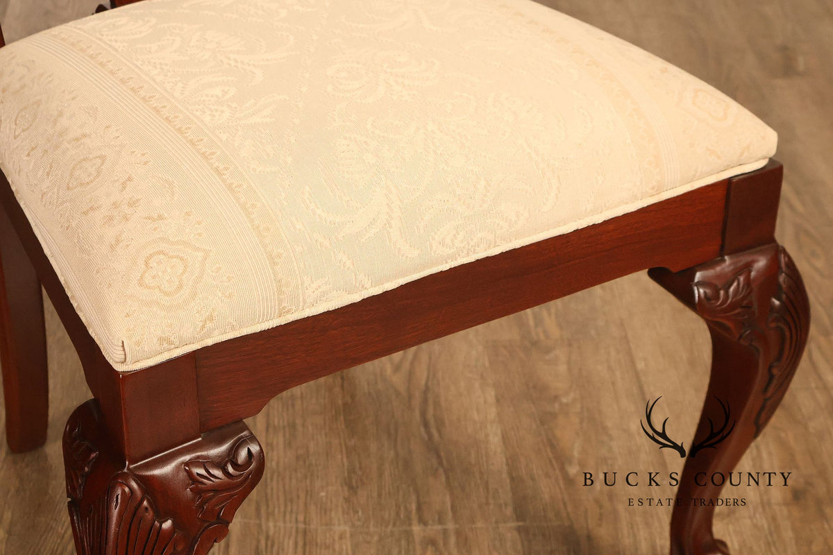 Ethan Allen '18th Century Mahogany' Set of Eight Dining Chairs