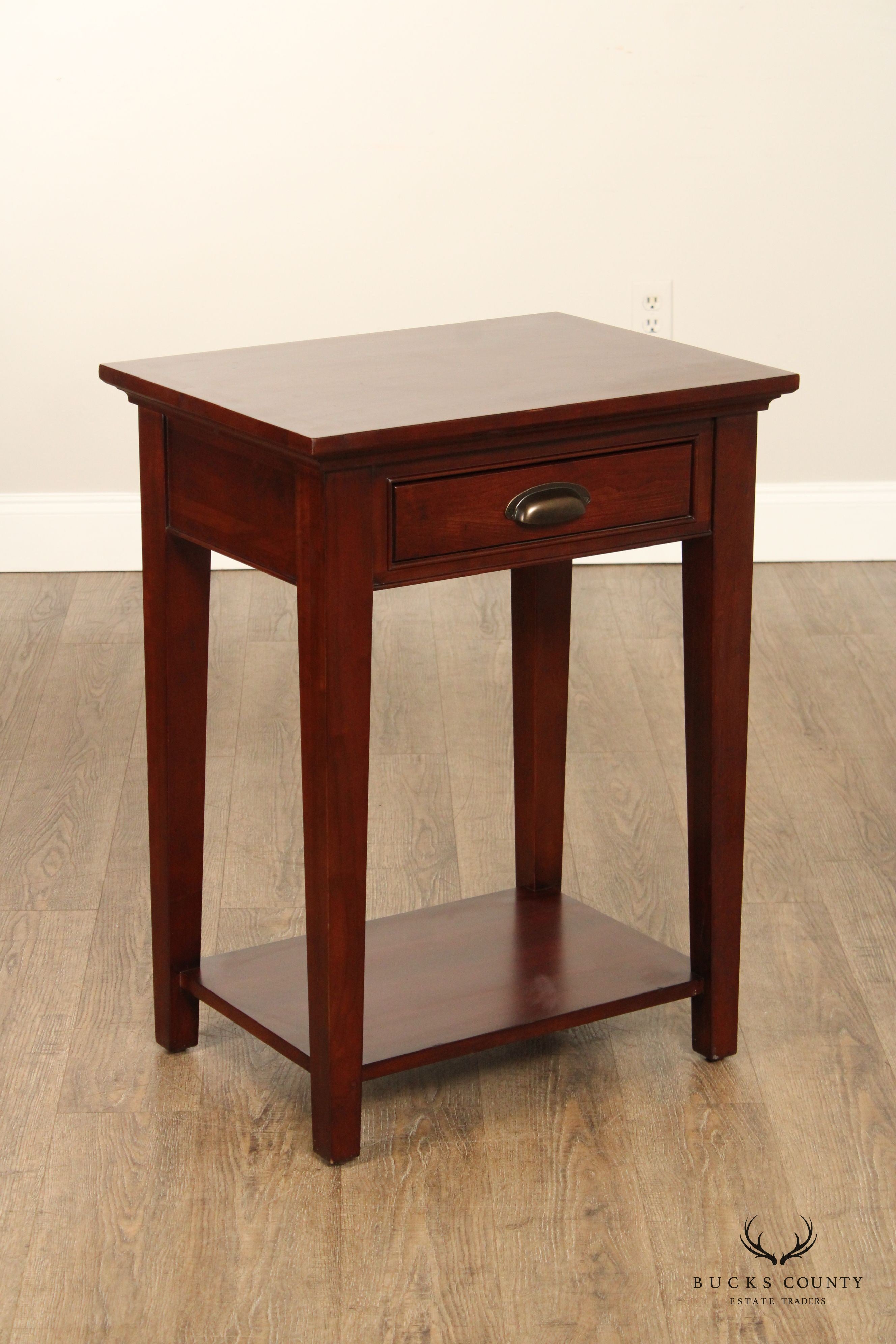 Restoration Hardware Pair of Cherry 'Marston' Nightstands