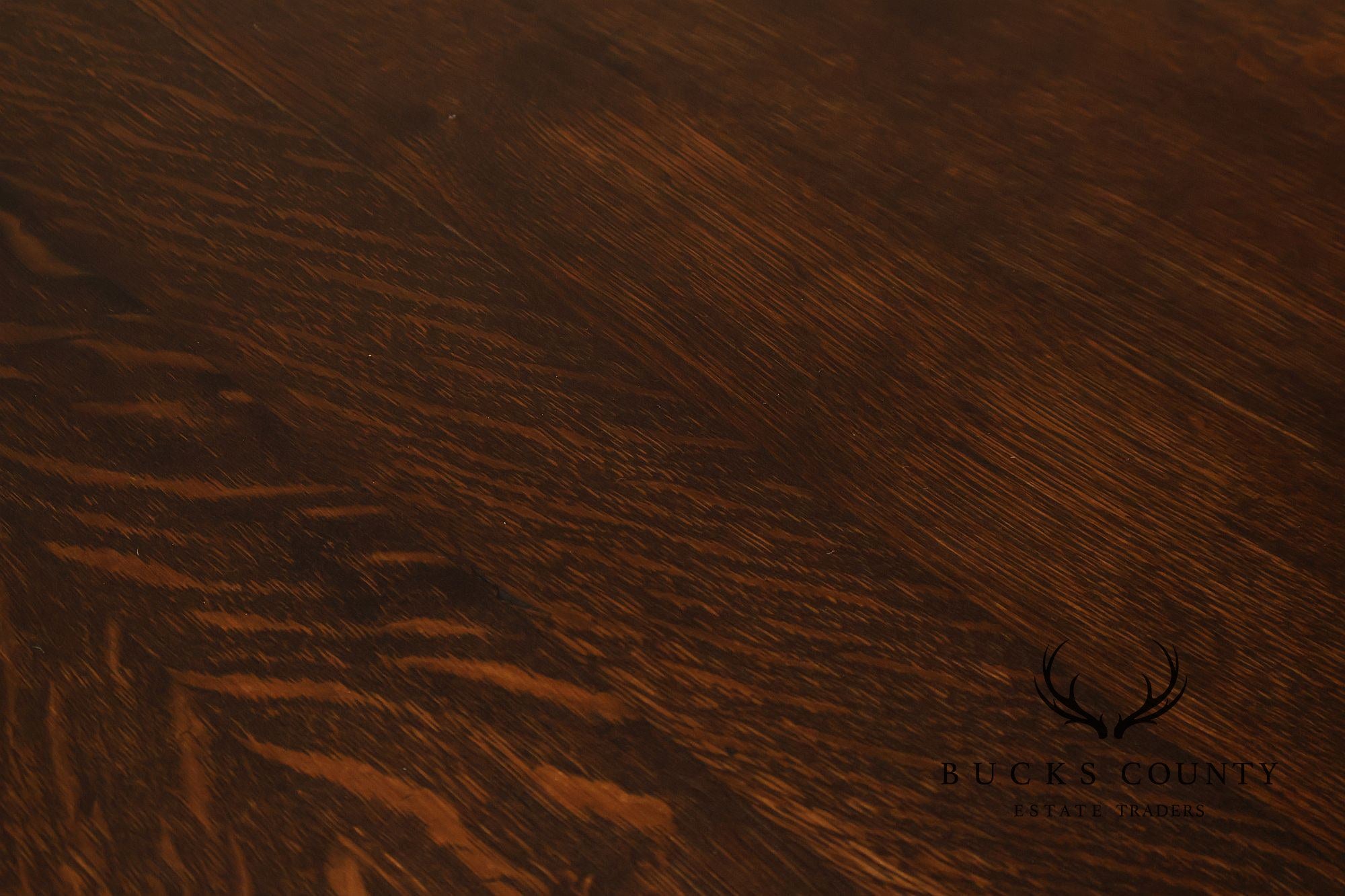 Early Gustav Stickley Mission Oak 26 Inch Round Table #439