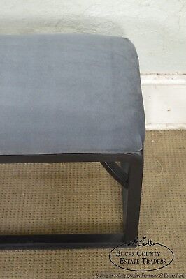 Custom Black Painted Long Bench (A)