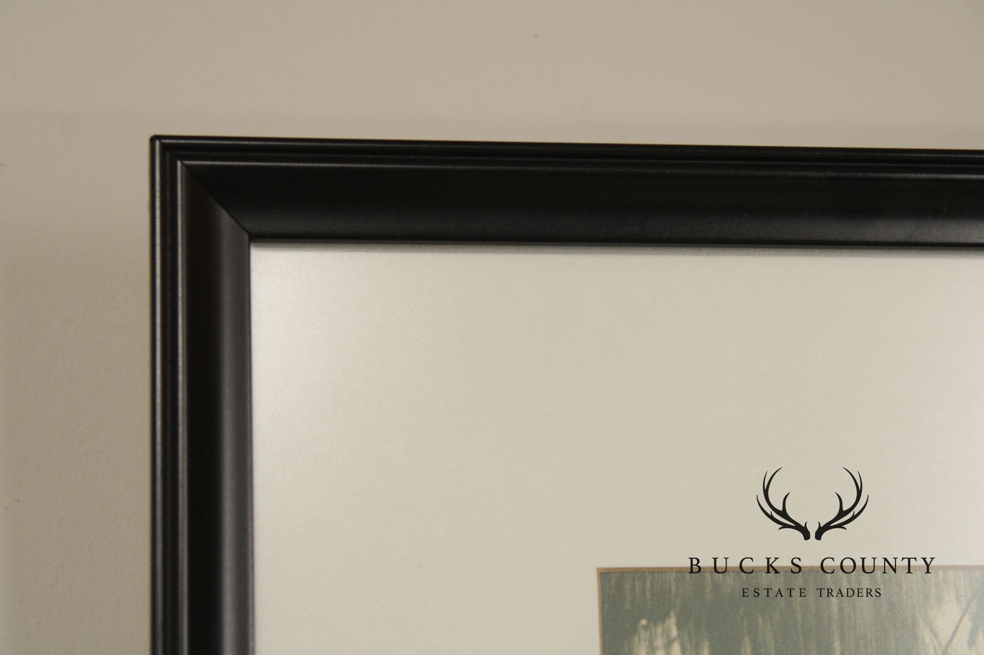 W. Cortland Butterfield Framed Drawing, Children in a Wood