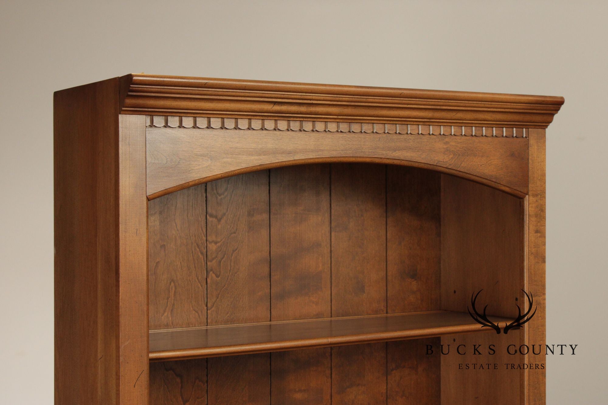 Ethan Allen Vintage Pair Of Maple Bookcases