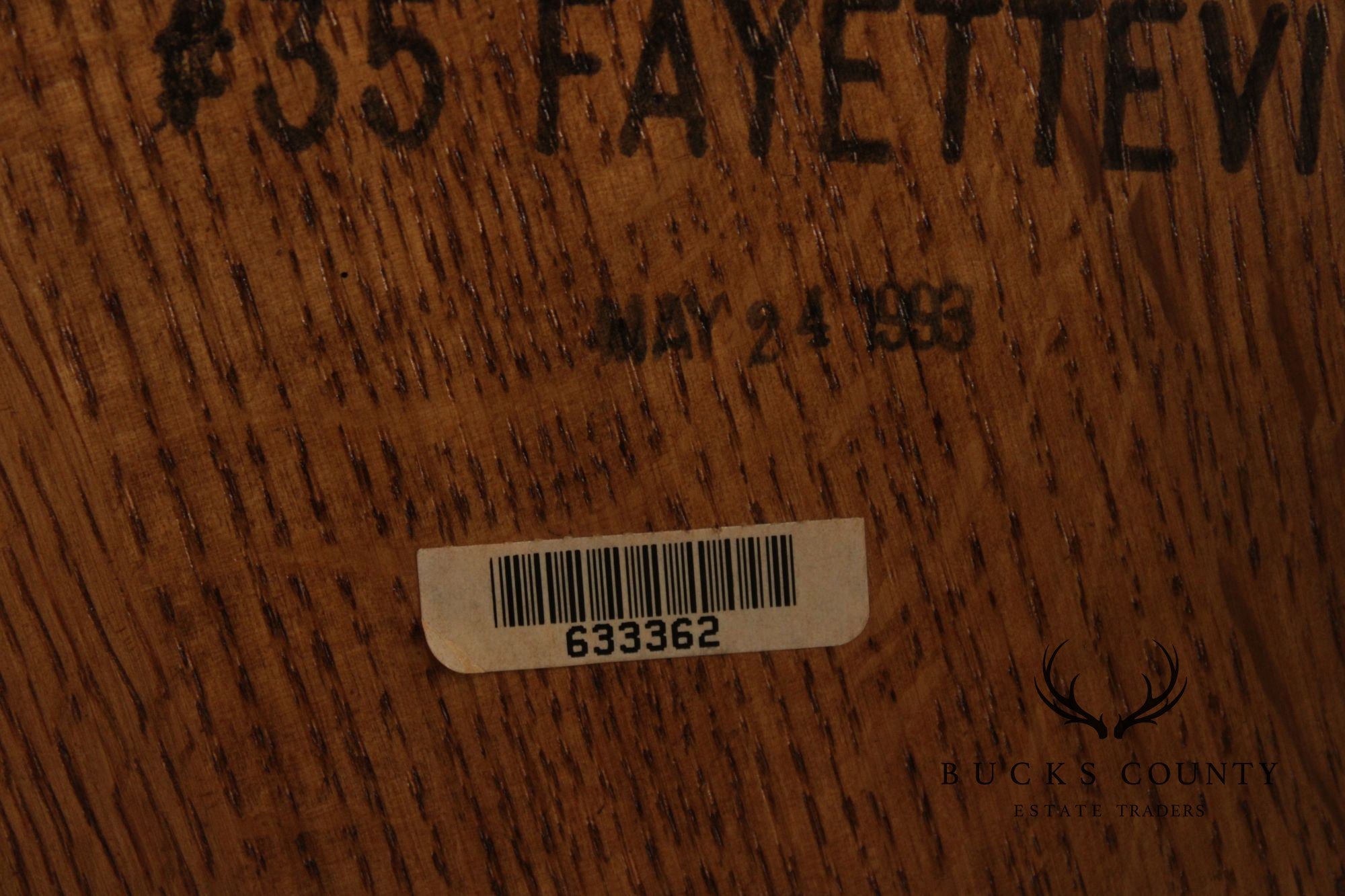 Stickley Mission Collection Oak Round Lamp Table