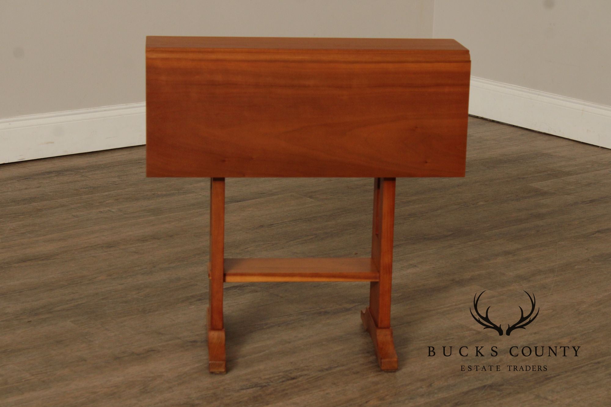 Stickley Mission Collection Cherry Drop Leaf Side Table