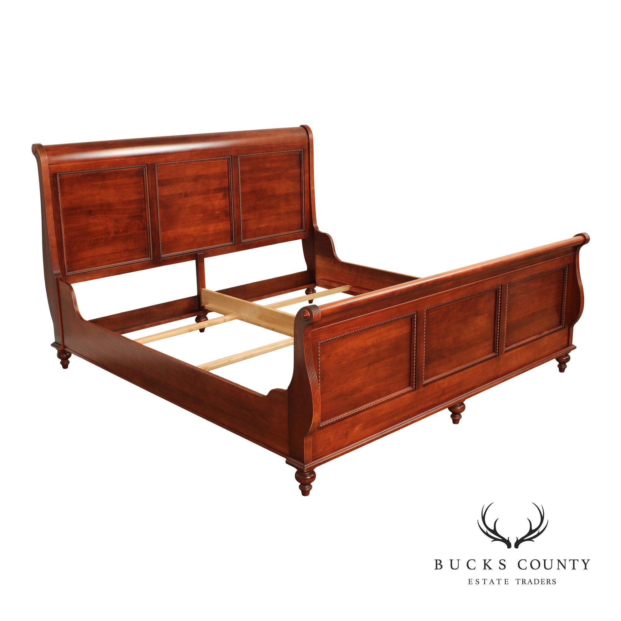 Durham Furniture King Size Sleigh Bed