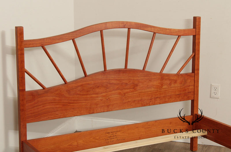Cater Woodworking Bench Made Full Size Cherry Spindle Bed