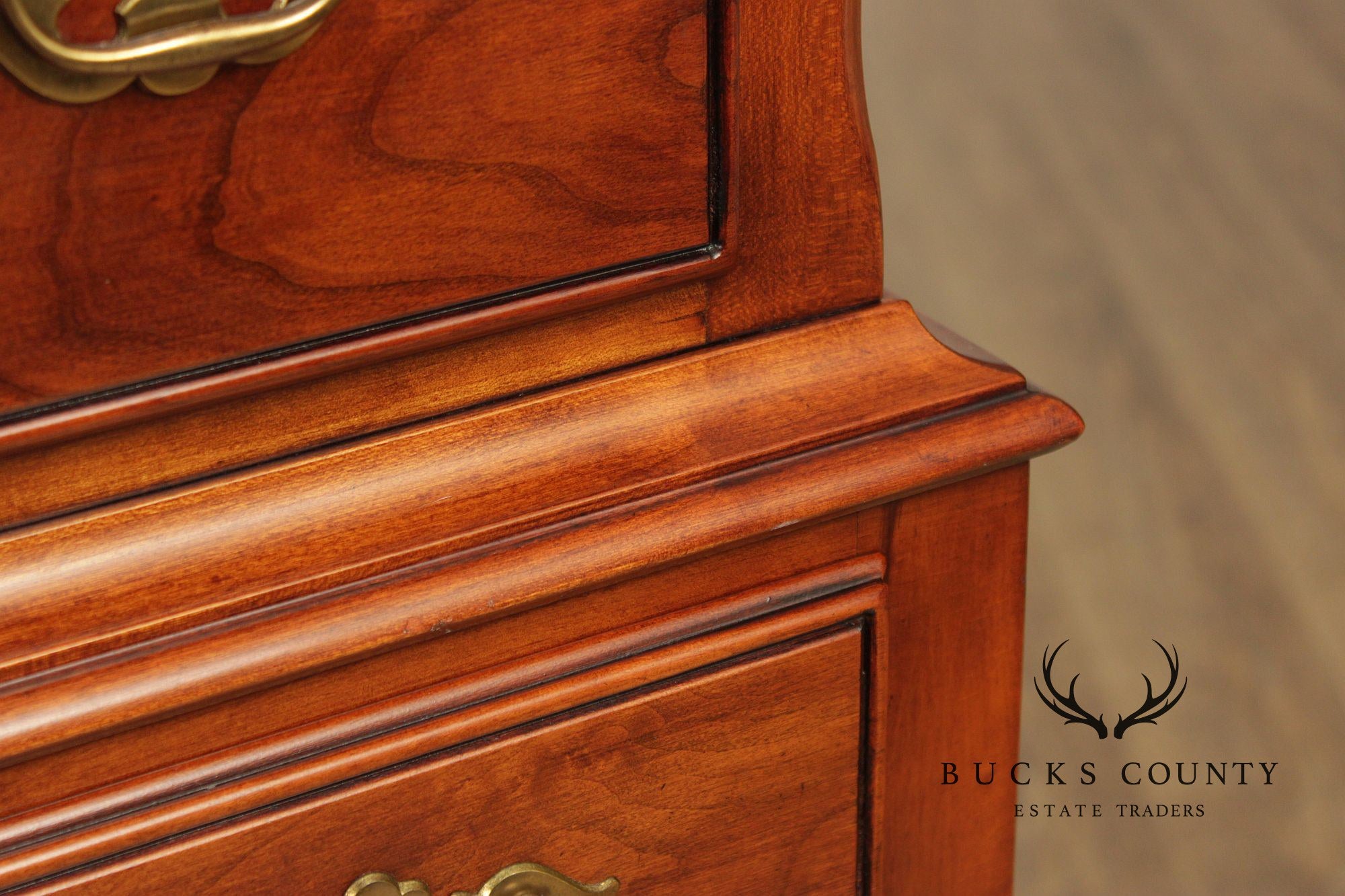 Statton Trutype Queen Anne Style Vintage Cherry Highboy