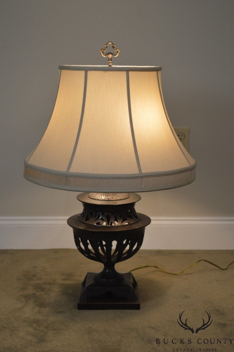 Frederick Cooper Bronze Table Lamp with Shade