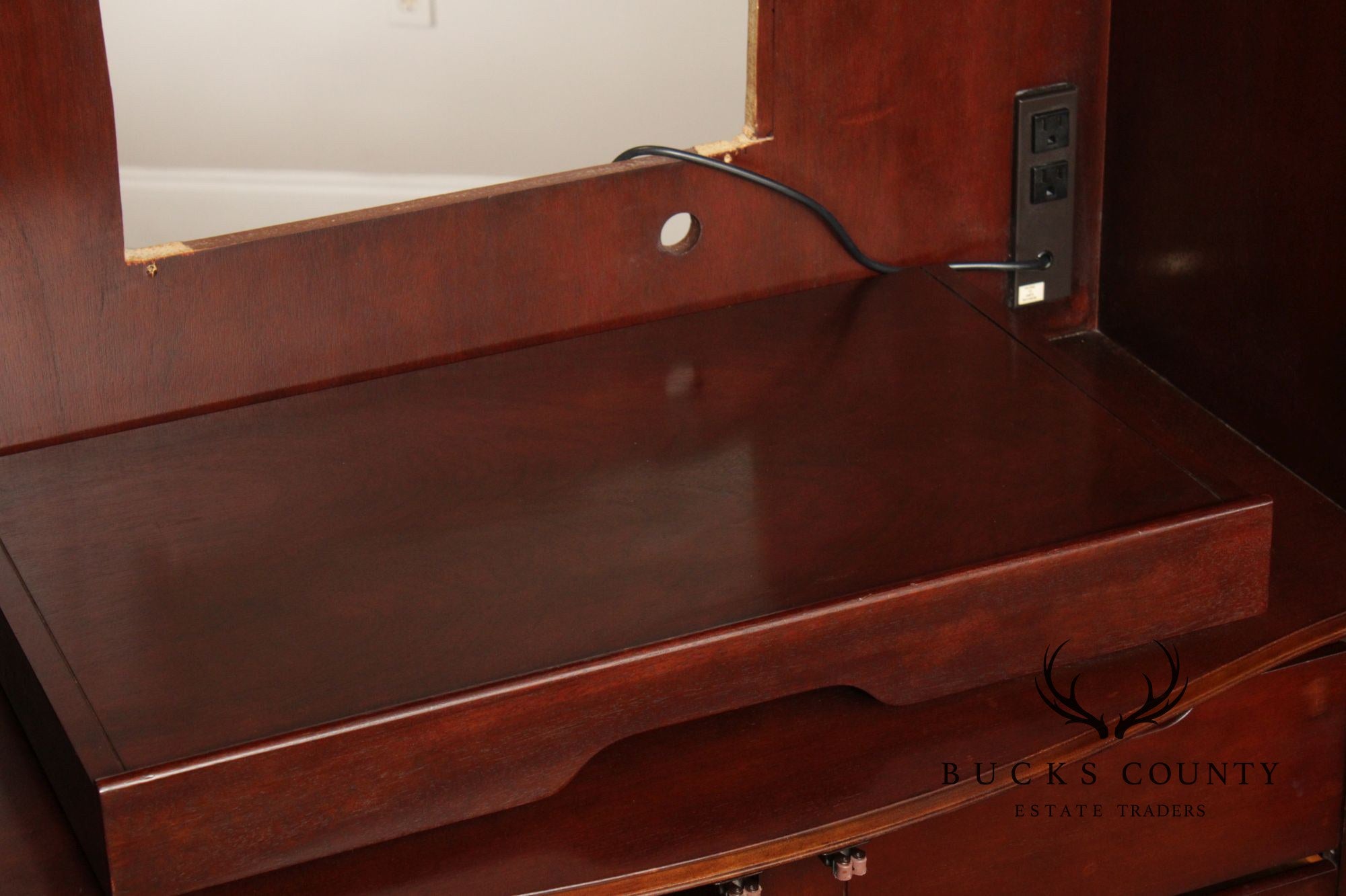 Baker Georgian Style Mahogany Armoire