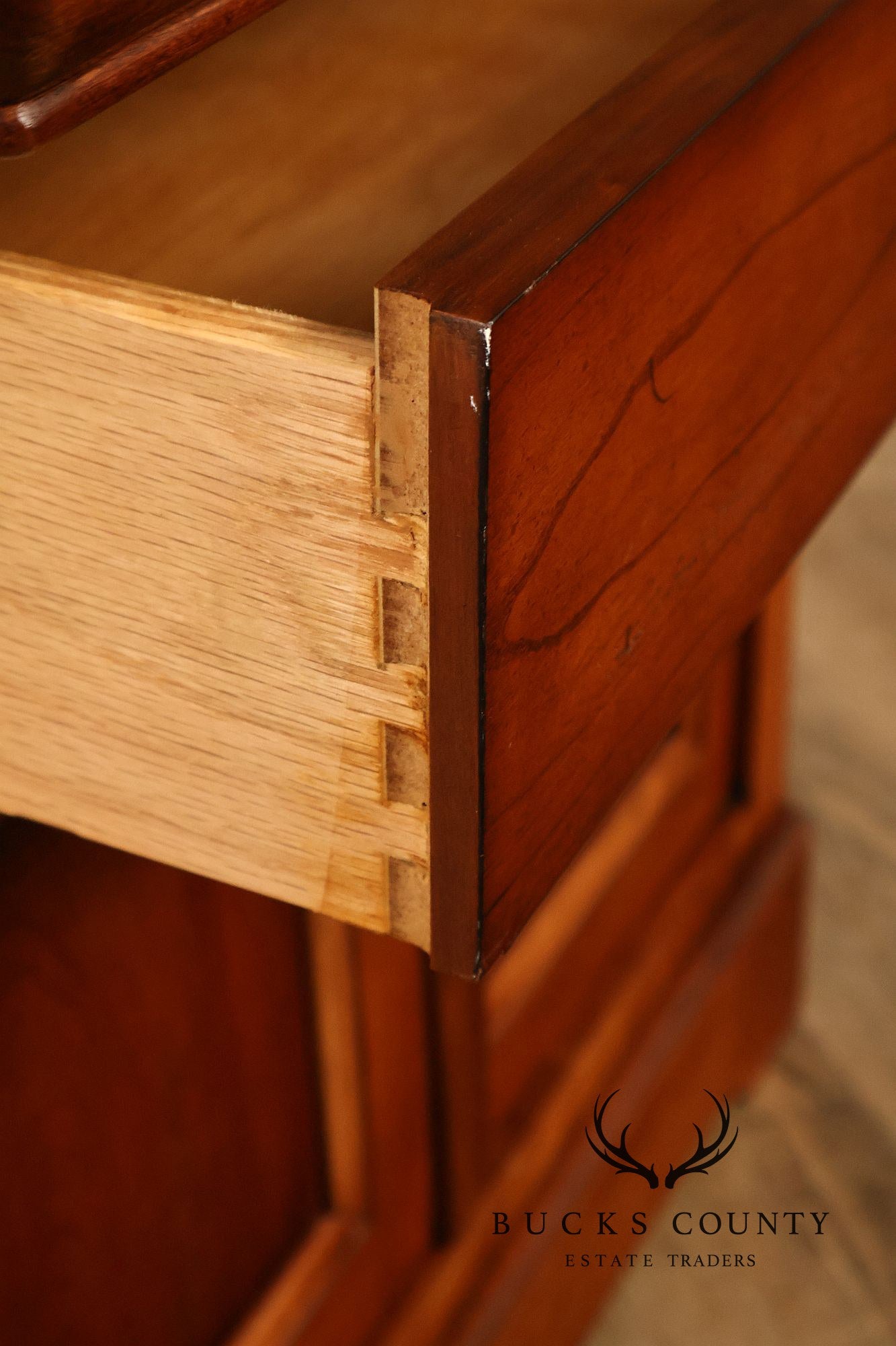 National Mt. Airy Louis Philippe Style Pair of Cherry Nightstands