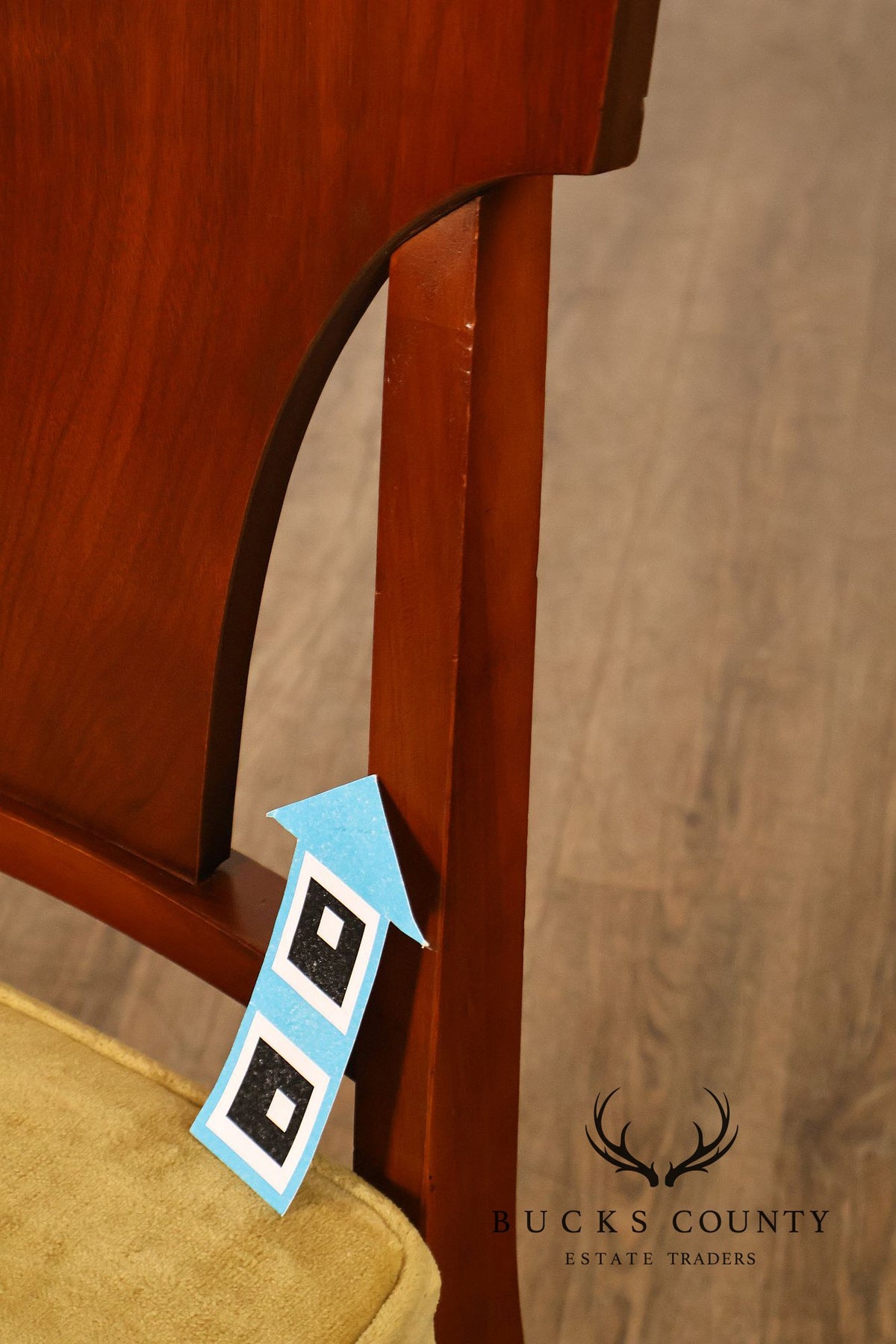 Mid Century Modern Set of Six Walnut Dining Chairs