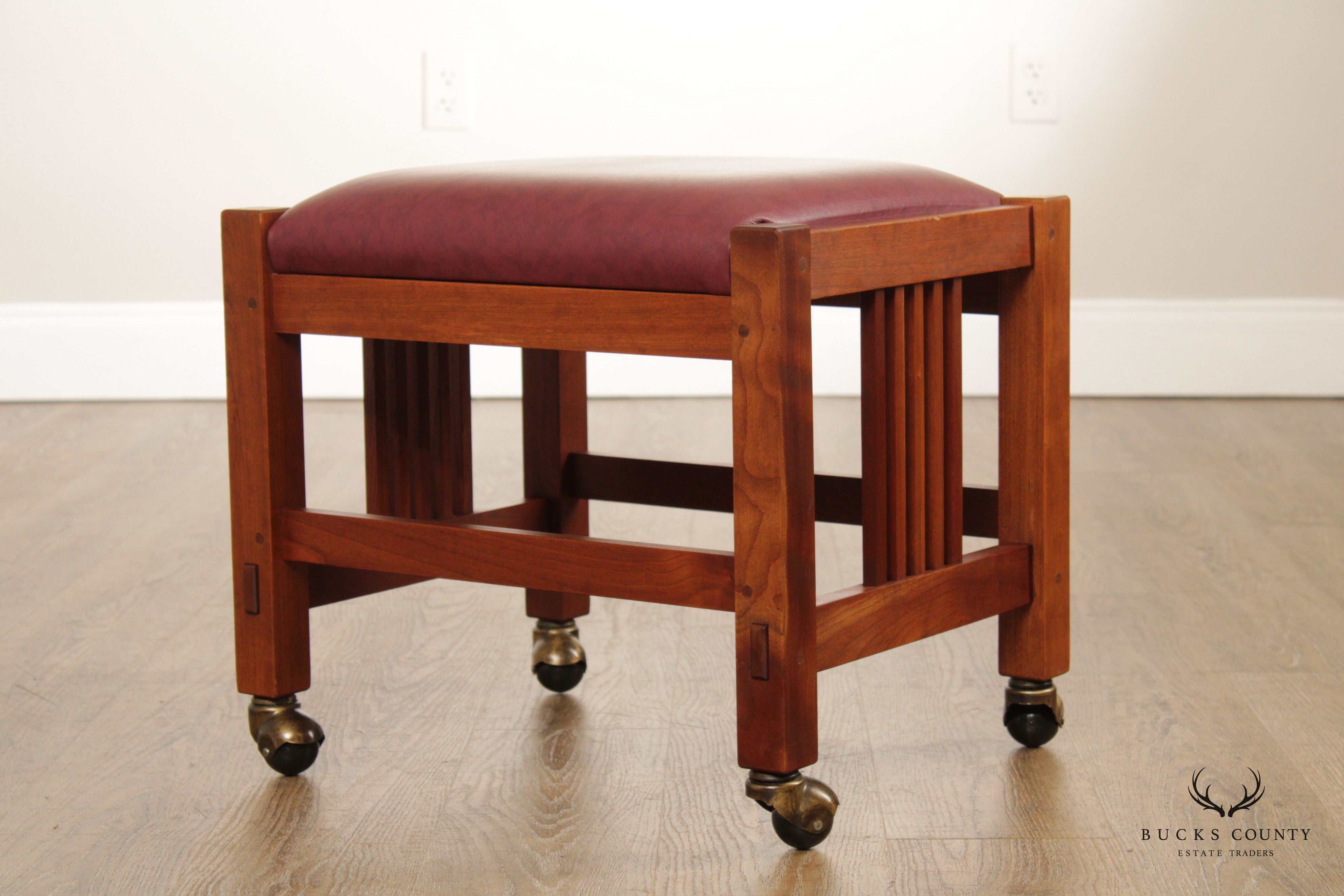 Stickley Mission Collection Cherry Foot Stool