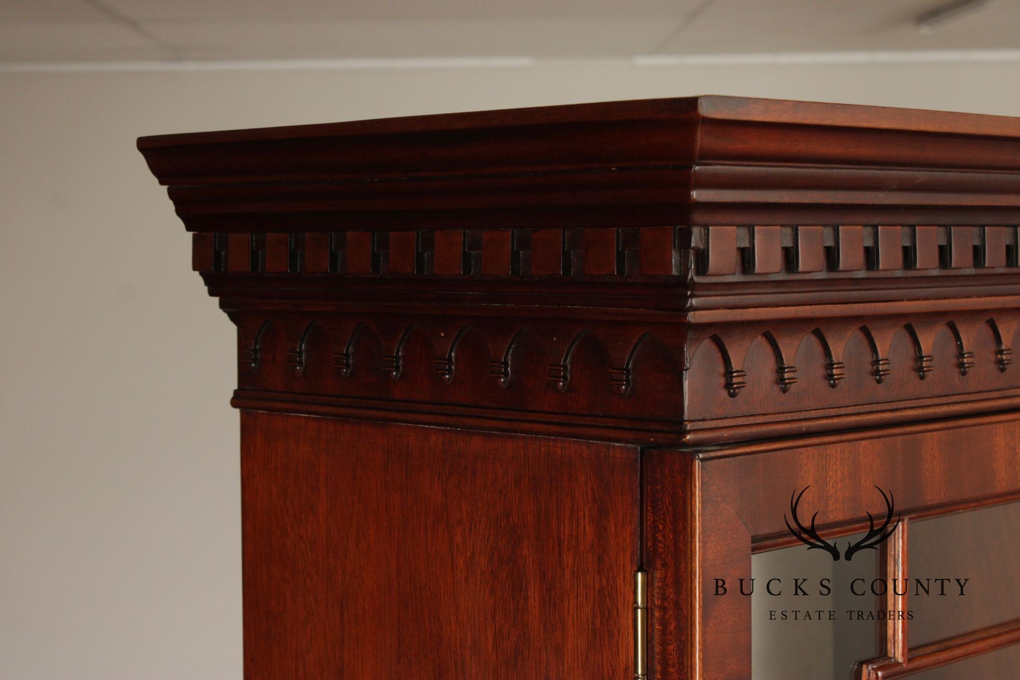 Councill Georgian Style Large Mahogany Breakfront