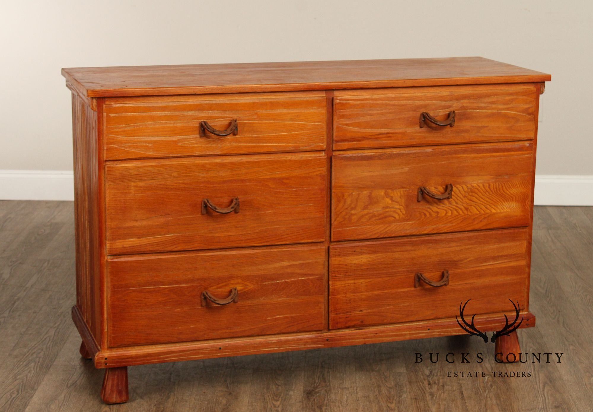 Brandt Ranch Oak Vintage Double Dresser