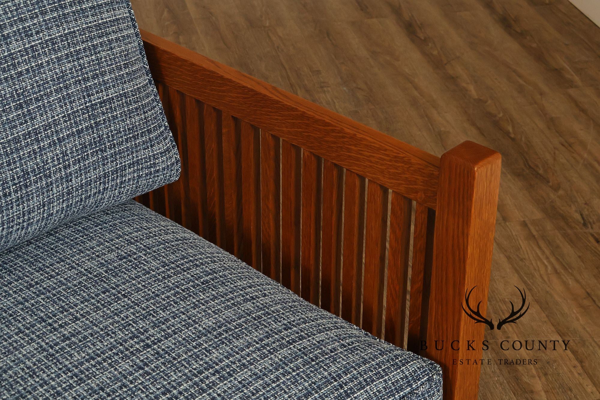 Stickley Mission Collection Oak Spindle Sofa