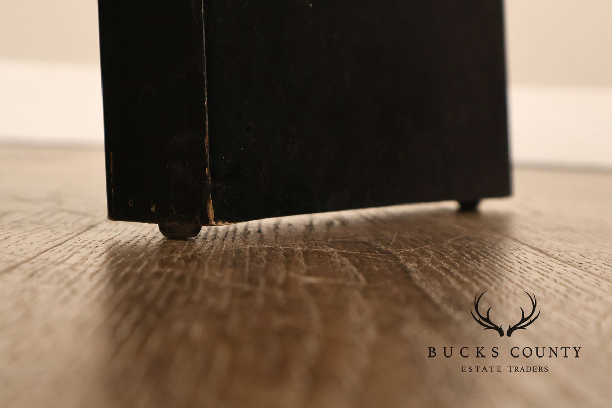 Modern Black Lacquer Bench or Console