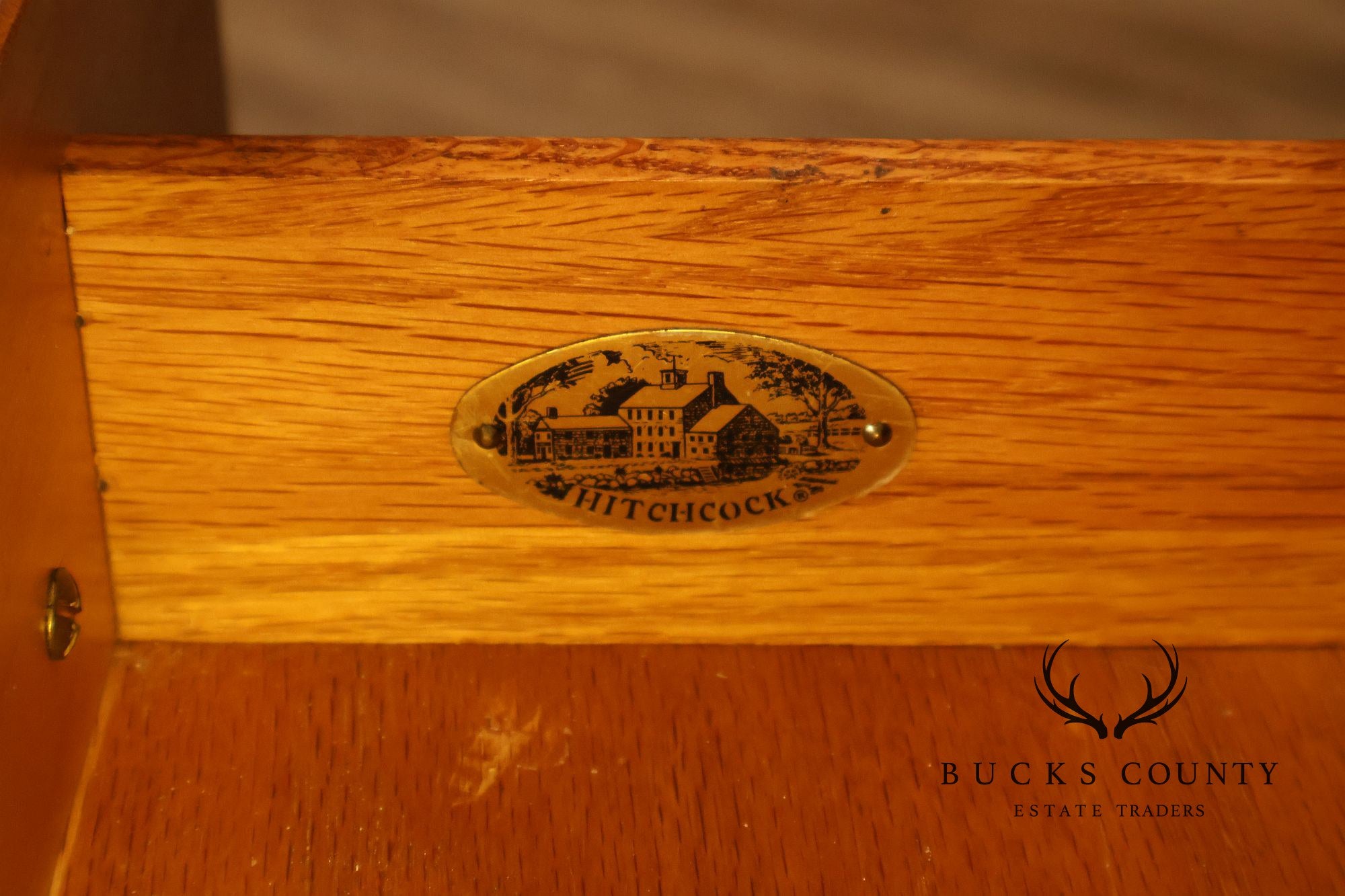 Hitchcock Vintage Ebonized Maple Writing Desk