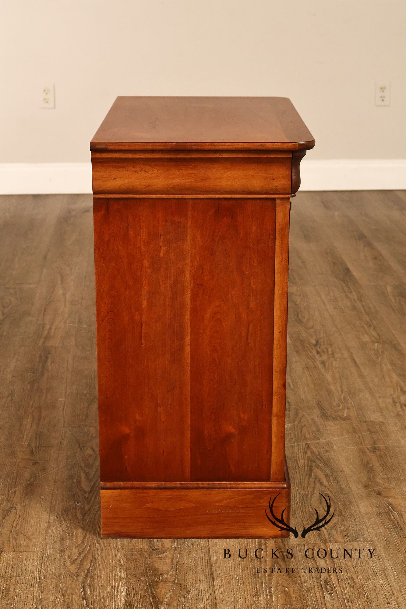 National Mt. Airy Louis Philippe Style Pair of Cherry Nightstands