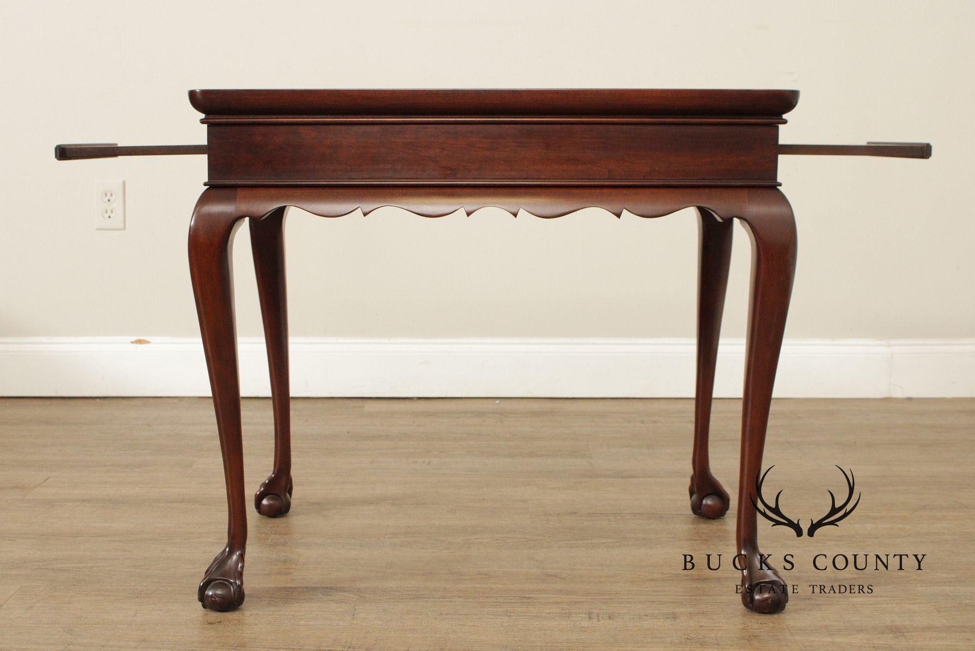 Statton Chippendale Style Cherry Tea Table