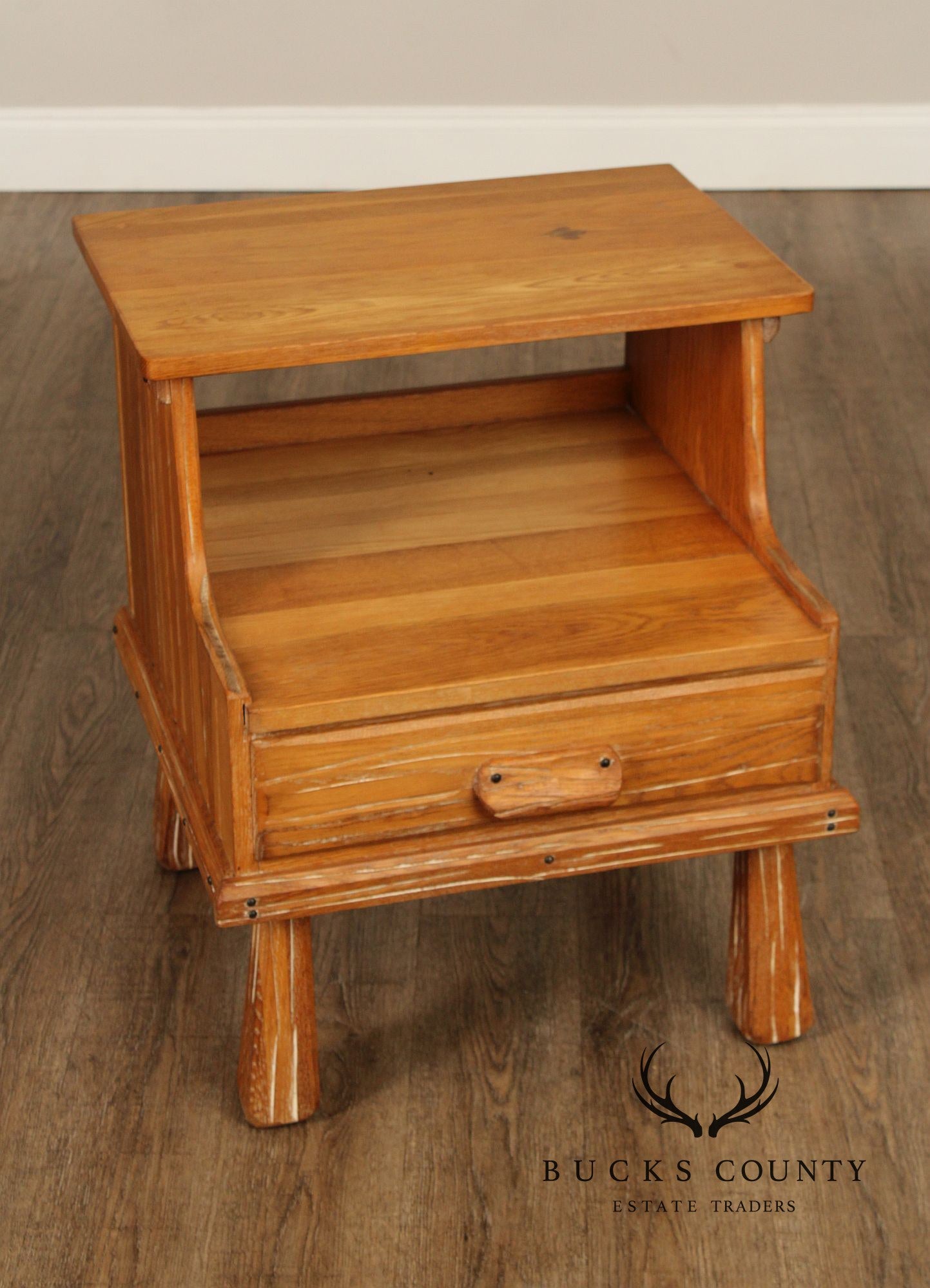 Brandt Ranch Oak Pair of One-Drawer Nightstands