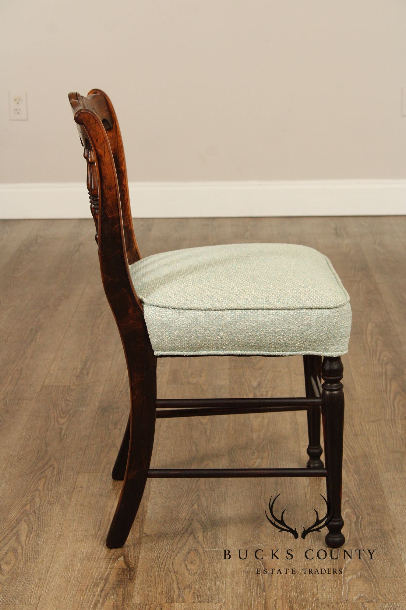Antique Sheraton Hand Painted Side Chair