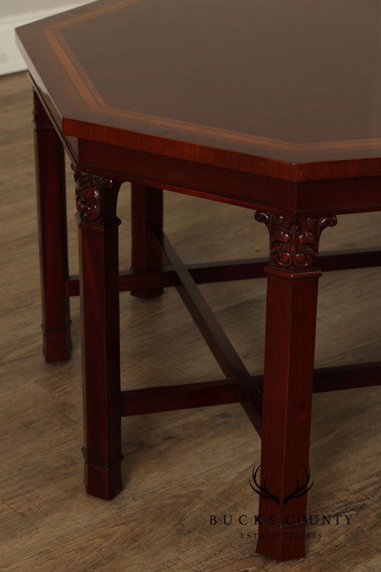 Kindel Georgian Style Mahogany Coffee Table
