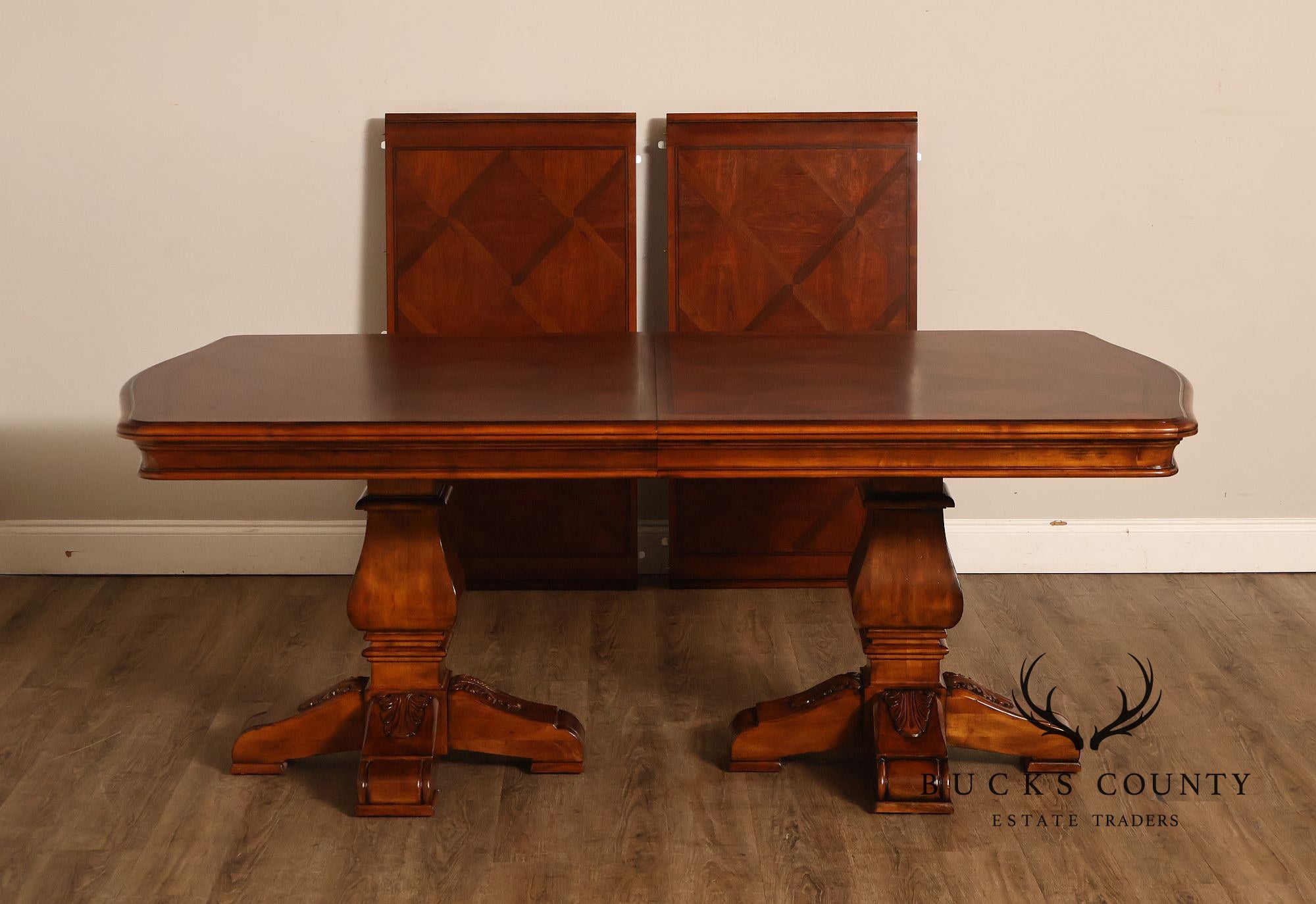 Ethan Allen 'Tuscany' Double Pedestal Dining Table